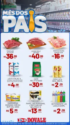 Dovale - Ofertas do Dia - Pré-Visualização do folheto da loja Dovale, válido de 06.08.2025