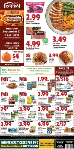 Preview of Festival Foods weekly ads valid from 24.09.2025