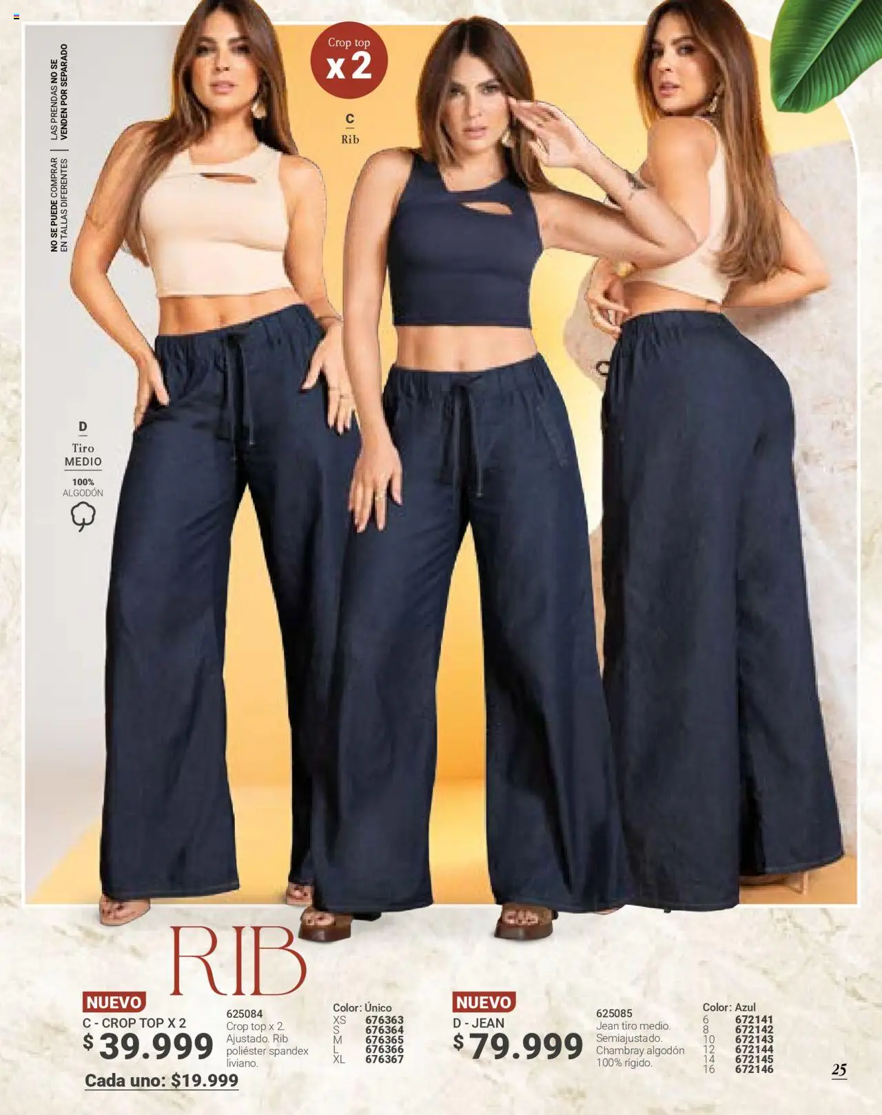 Carmel revista - valida desde el 09.07.2025 | Página: 25 | Productos: Algodón, Jean, Top