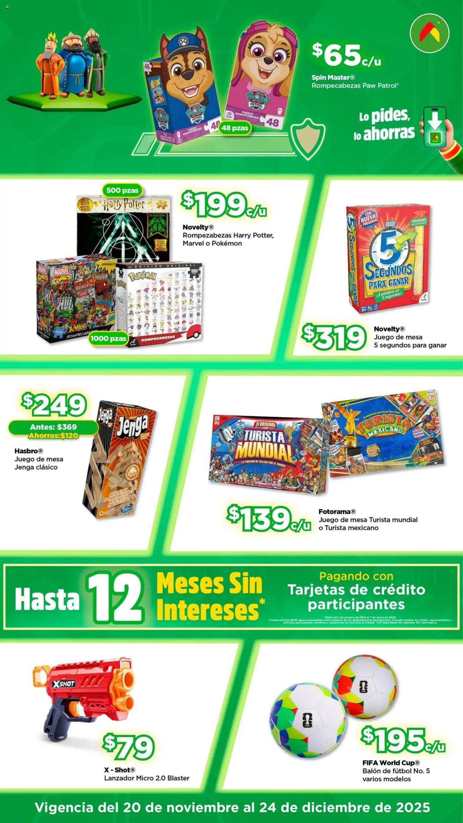 Nuevas ofertas de Bodega Aurrerá válidas en toda la República Mexicana desde el 20.11.2025. ¡Encuentra las mejores ofertas en Bodega Aurrerá folleto Juguetirama! | Página: 2 | Productos: Juego, Mesa