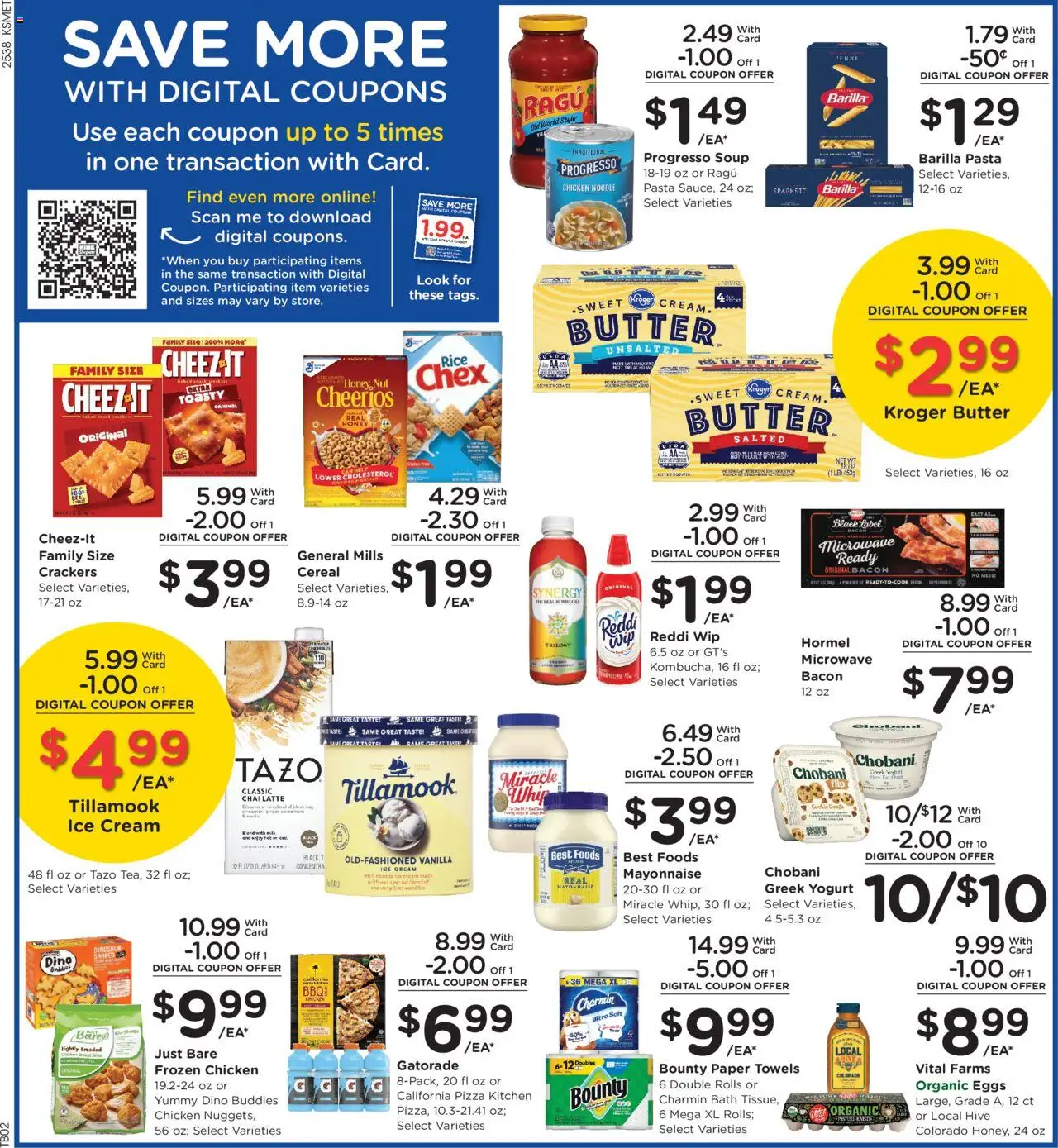 King Soopers Weekly Ad - valid from 22.10.2025 | Page: 4 | Products: Butter, Pizza, Microwave, Ice cream