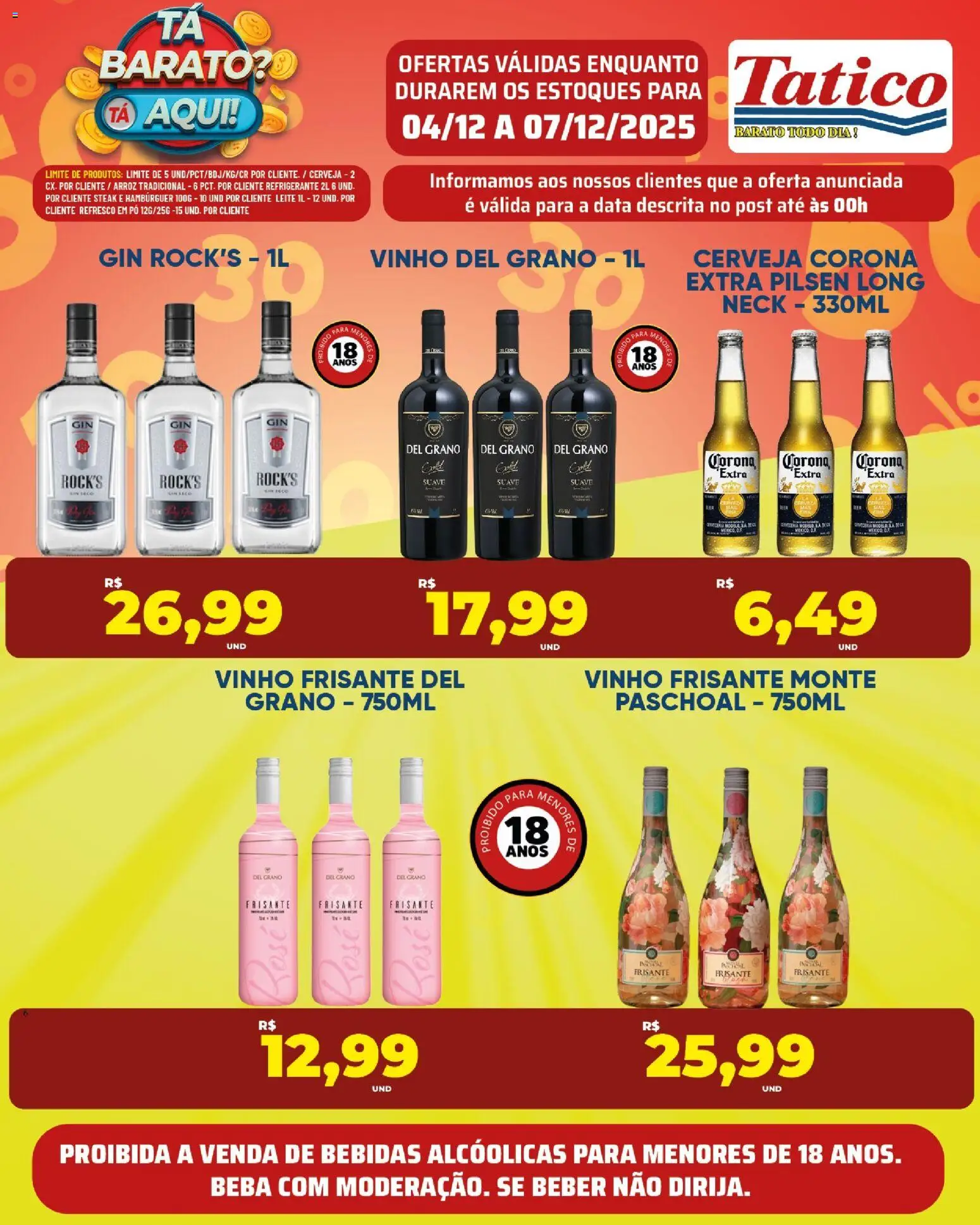 Tatico Folheto - válido de 08.12.2025 | Página: 23 | Produtos: Pó, Arroz, Gin, Refrigerante