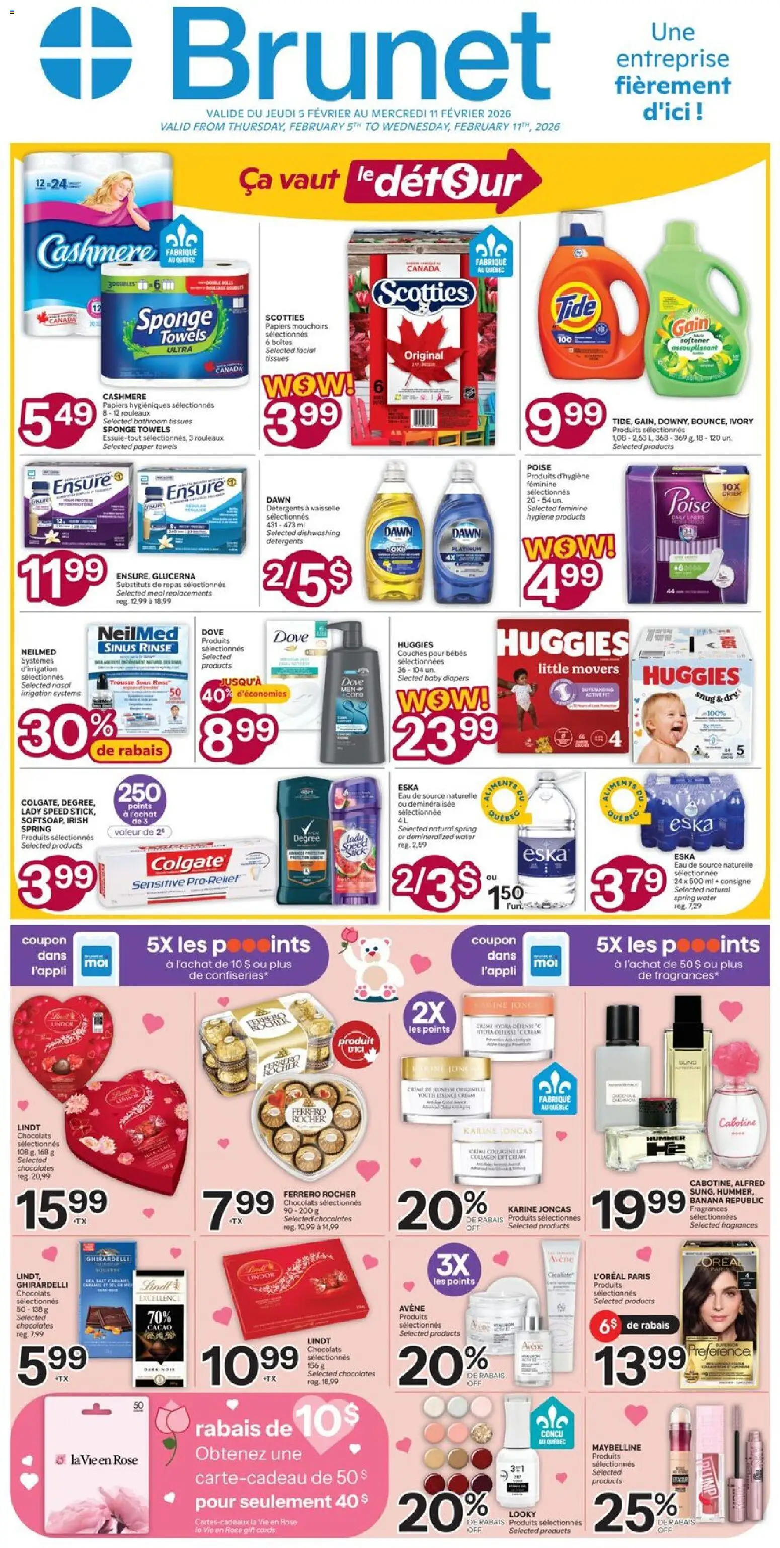 Brunet flyer valid from 05.02.2026 | Page: 1 | Products: Cream, Sponge