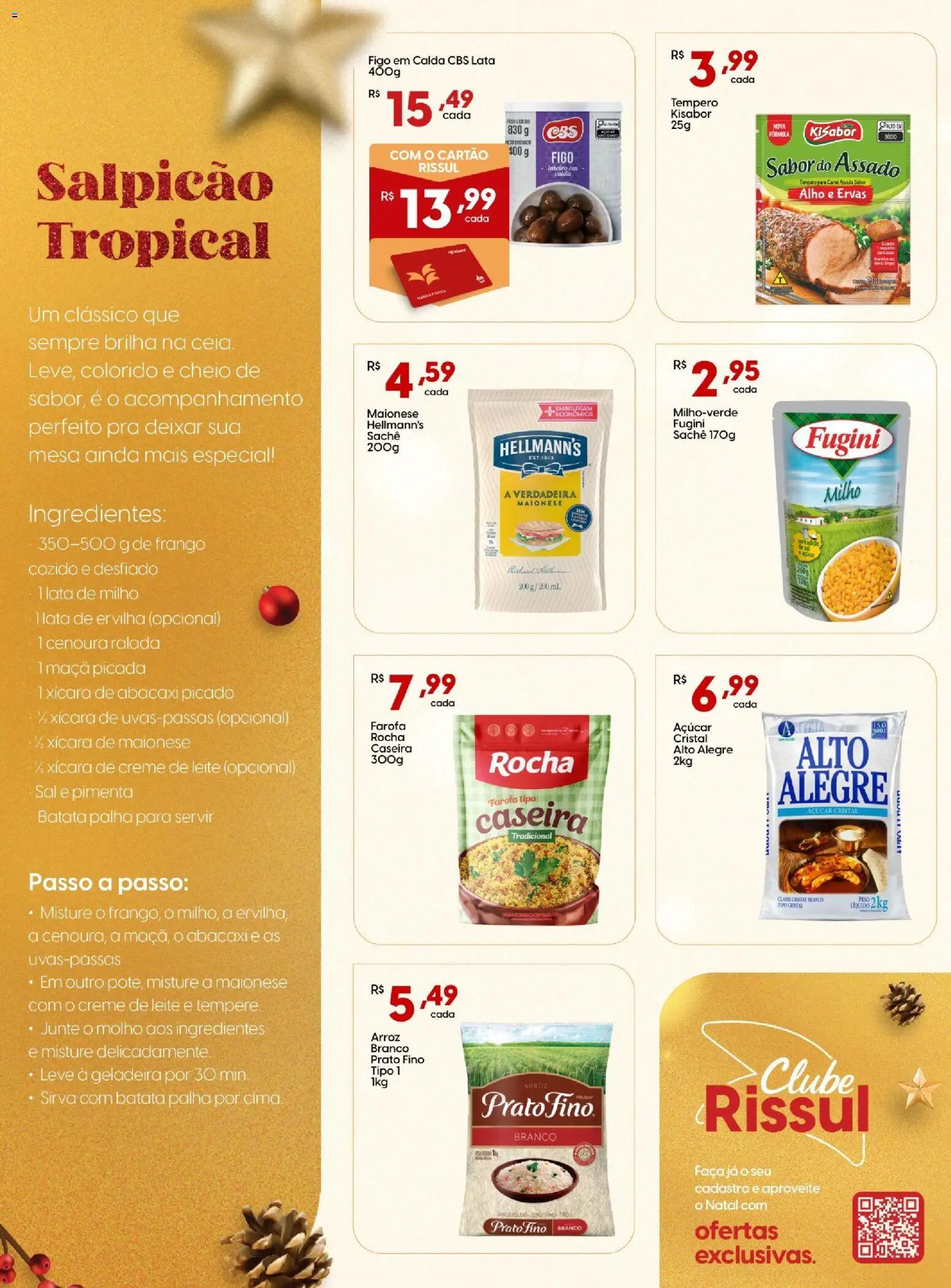 Rissul Folheto - válido de 15.12.2025 | Página: 4 | Produtos: Figo, Carne, Abacaxi, Açúcar