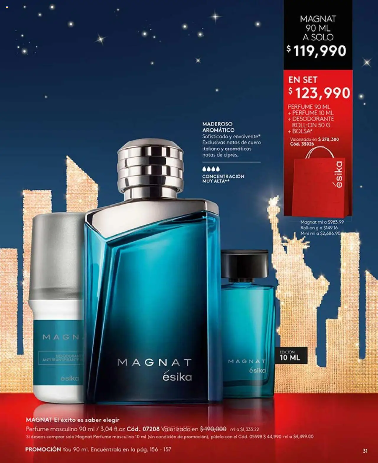 Ésika revista - valida desde el 14.10.2025 | Página: 31 | Productos: Perfume, Desodorante, Antitranspirante