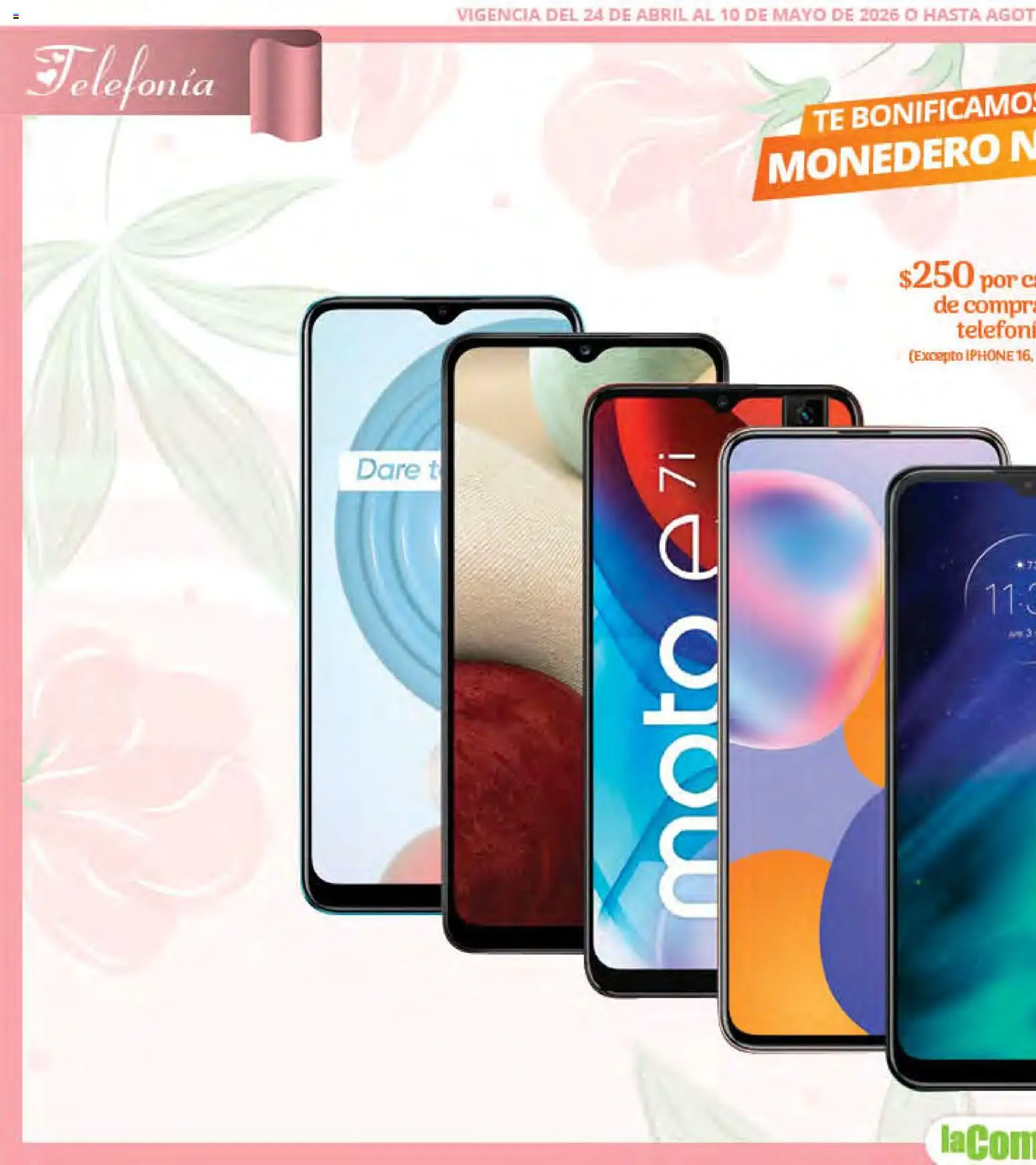 Nuevas ofertas de La Comer válidas en toda la República Mexicana desde el 24.04.2026. ¡Encuentra las mejores ofertas en La Comer folleto Mamá es lo más importante! | Página: 66 | Productos: Monedero, Té