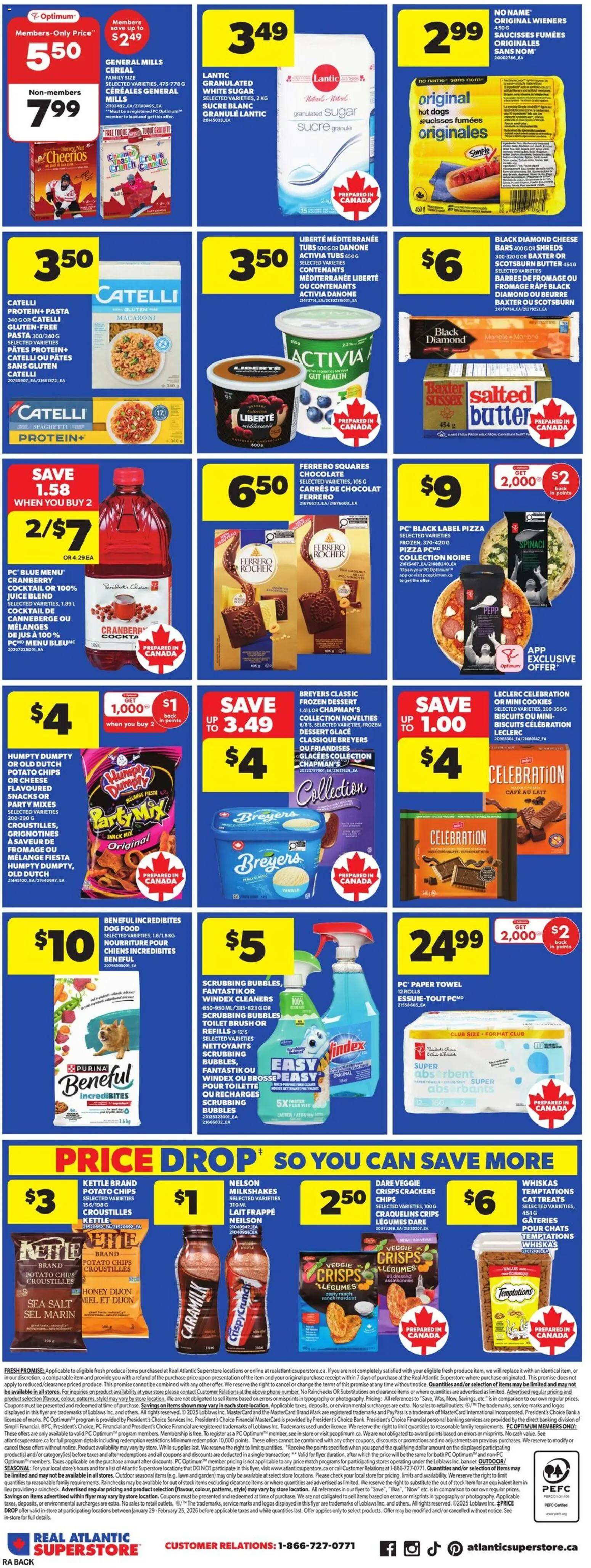 Atlantic Superstore flyer valid from 12.02.2026 | Page: 4 | Products: Pasta, Phone, Kettle, Butter