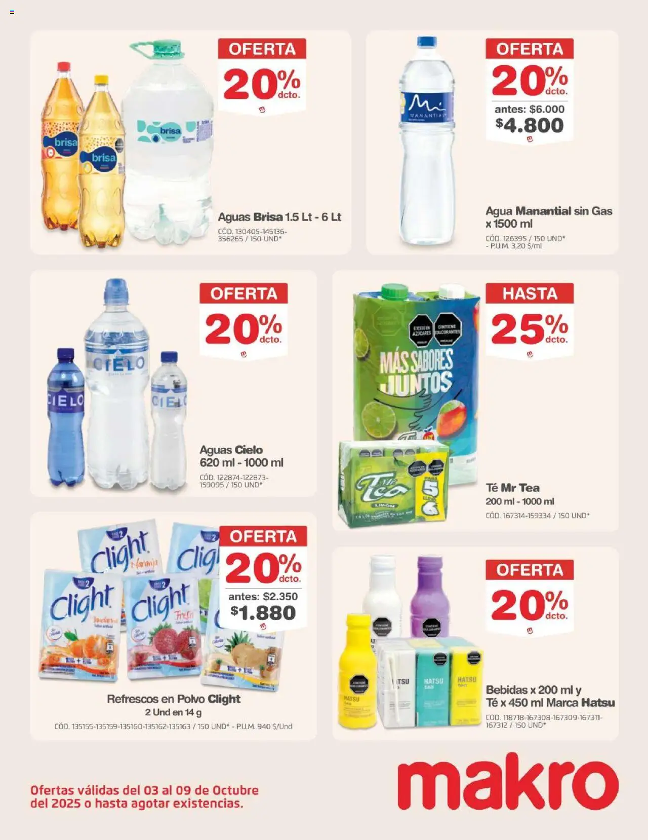 Makro revista - valida desde el 03.10.2025 | Página: 8 | Productos: Té, Fresa, Limón, Polvo