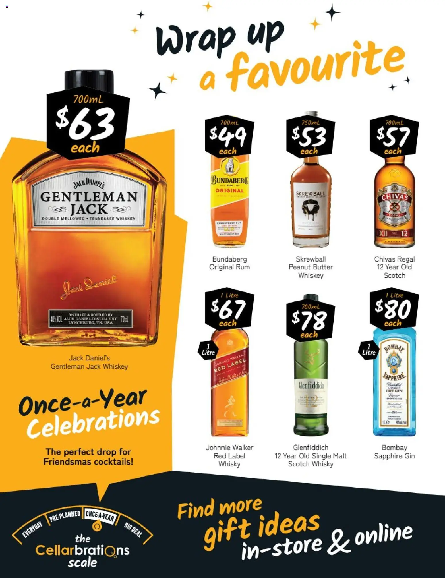 Cellarbrations catalogue - valid from 17.11.2025 | Page: 4 | Products: Gin, Whiskey, Rum, Scotch