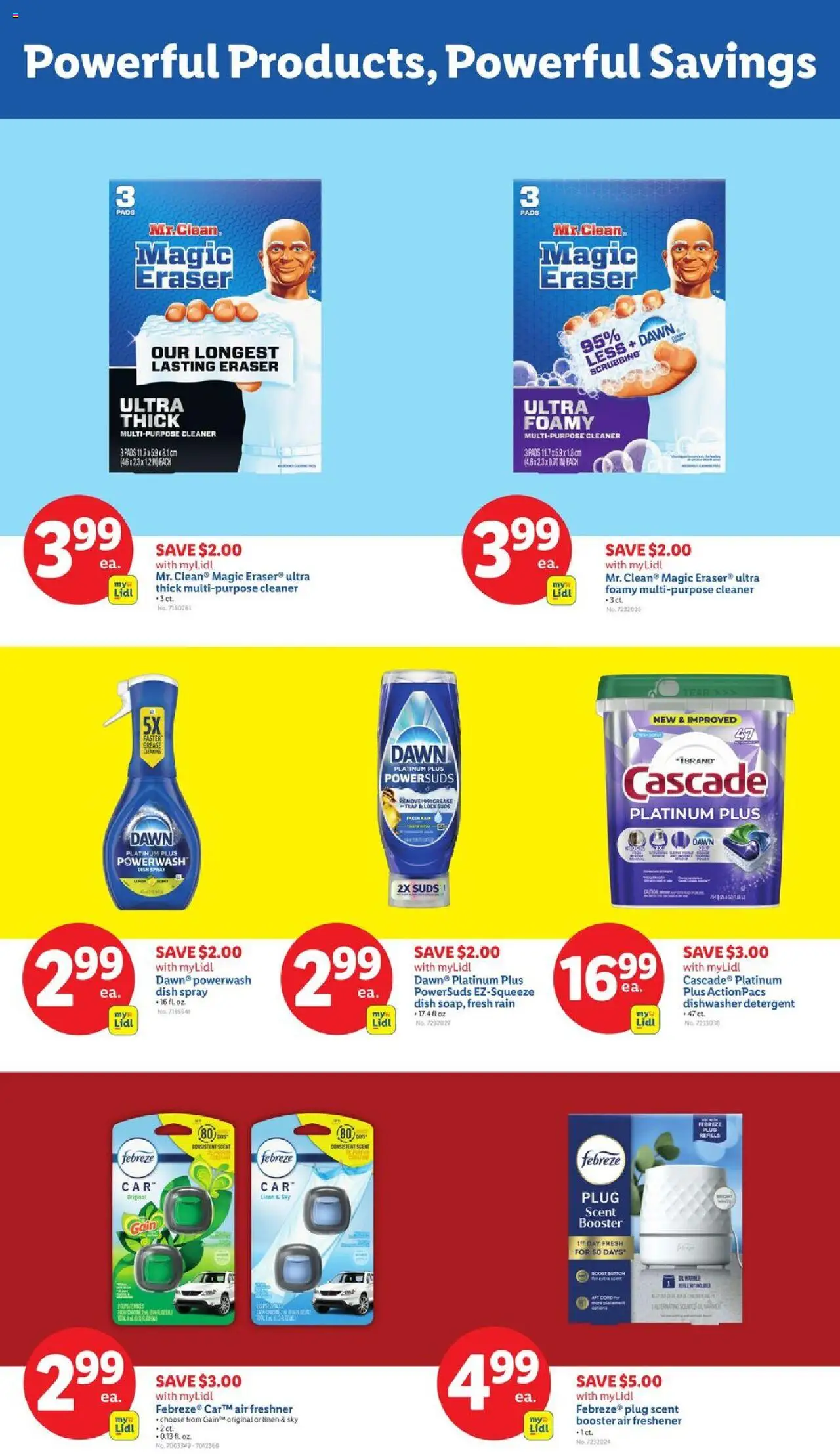 Lidl Weekly Ad - NJ - valid from 30.07.2025 | Page: 10 | Products: Eraser, Oil, Pads, Dishwasher