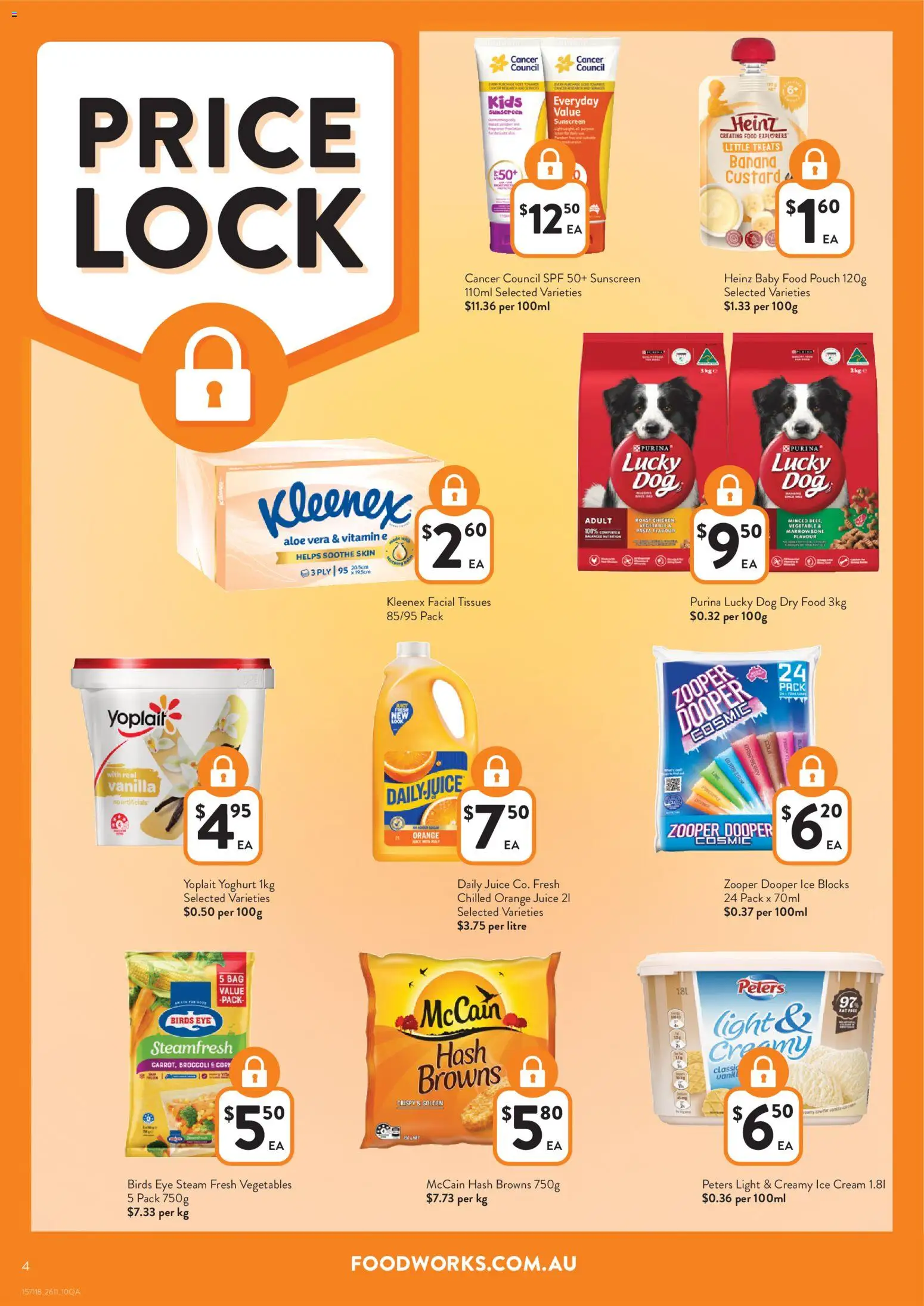 Foodworks catalogue - valid from 26.11.2025 | Page: 4 | Products: Light, Yoghurt, Juice, Cream