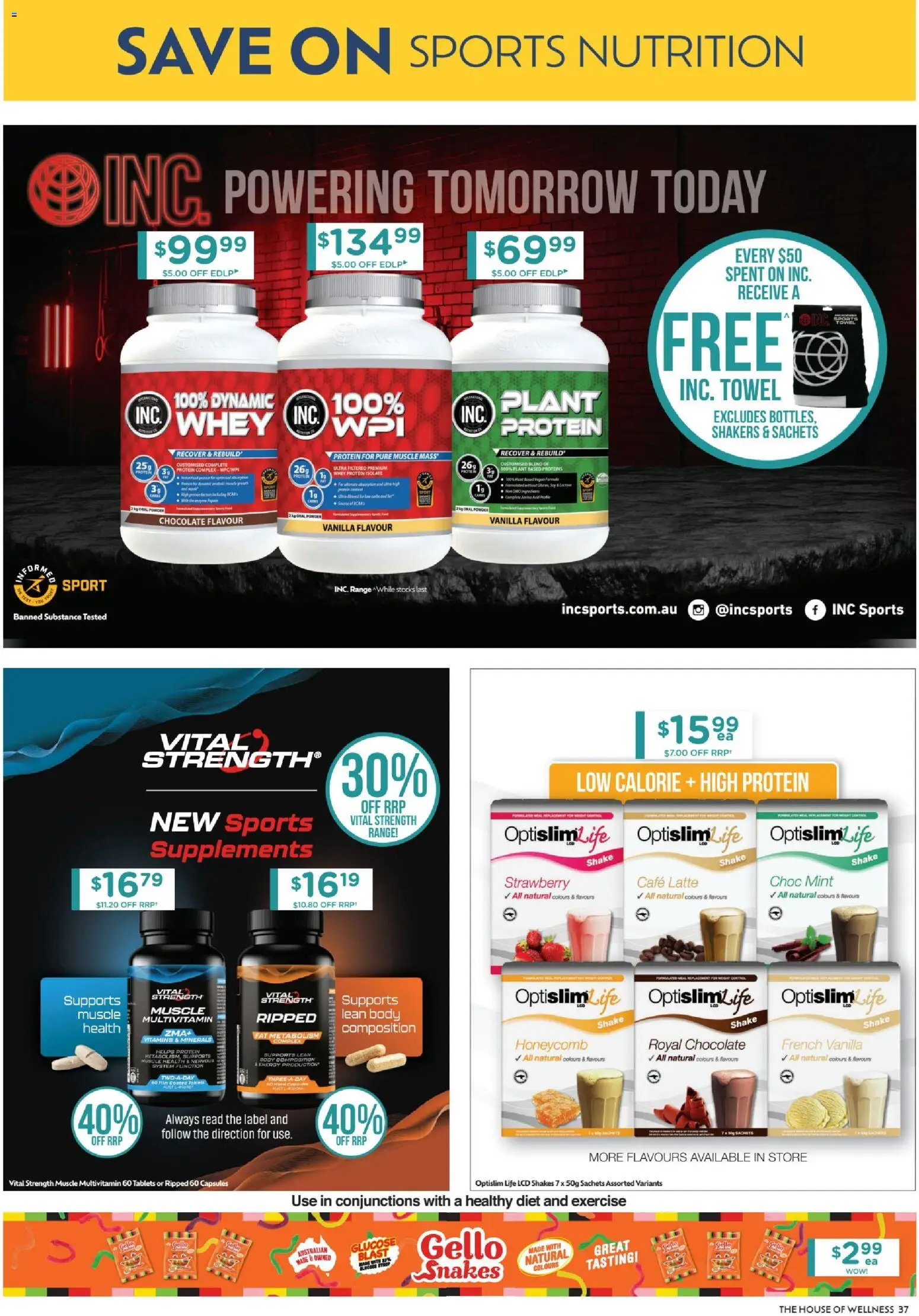 Chemist Warehouse catalogue - valid from 13.11.2025 | Page: 37 | Products: Powder, Chocolate, Multivitamin, Tablets