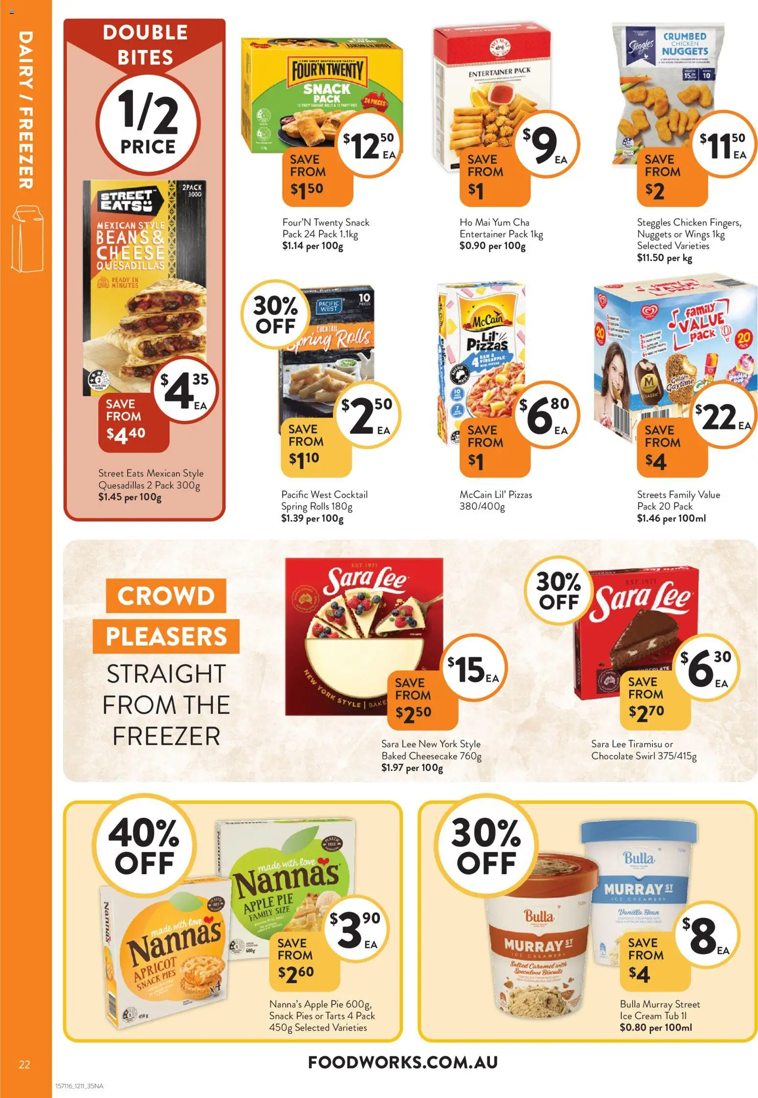 Foodworks catalogue - valid from 12.11.2025 | Page: 22 | Products: Dairy, Chicken, Cream, Freezer