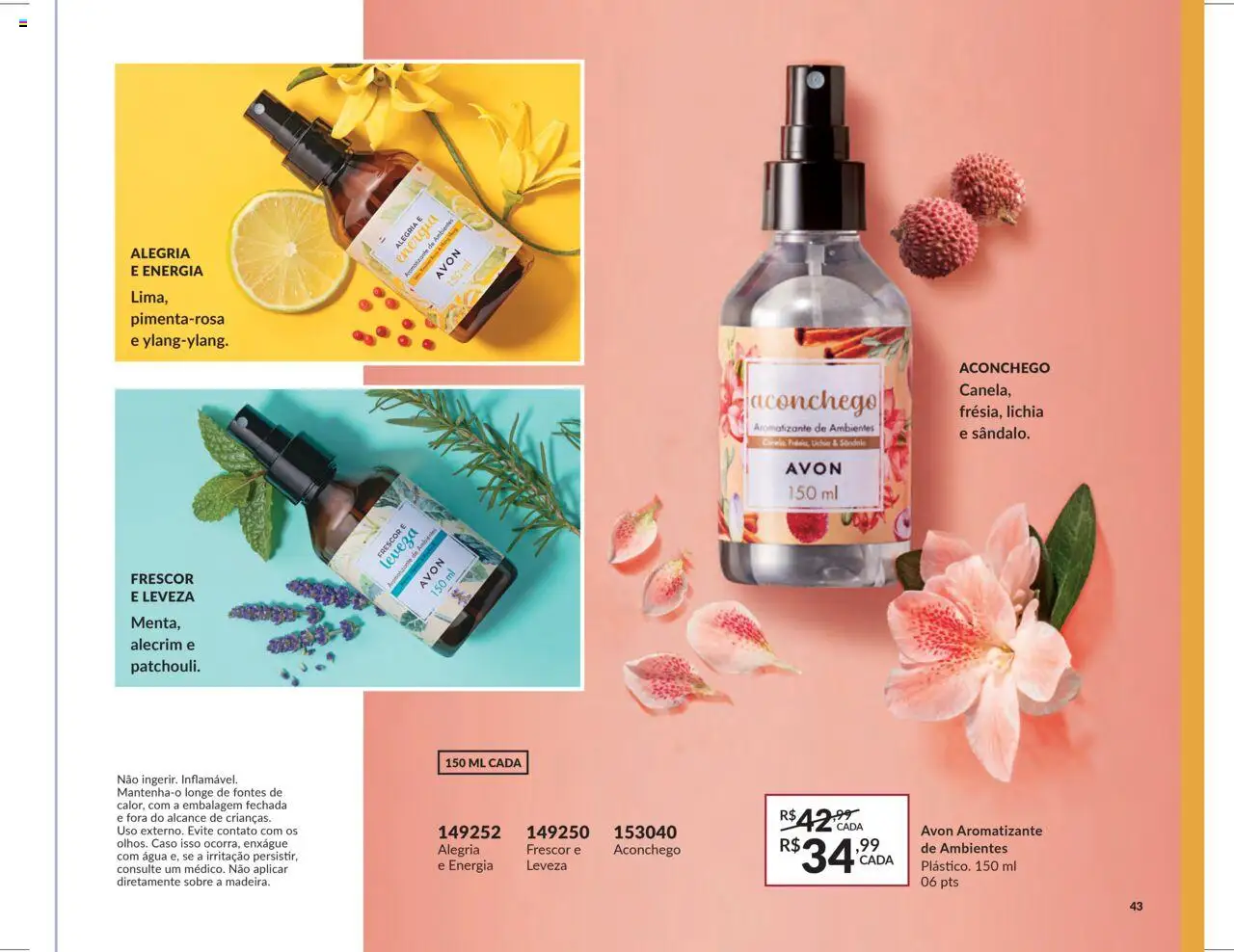 Avon Folheto - válido de 16.06.2025 | Página: 43 | Produtos: Lichia