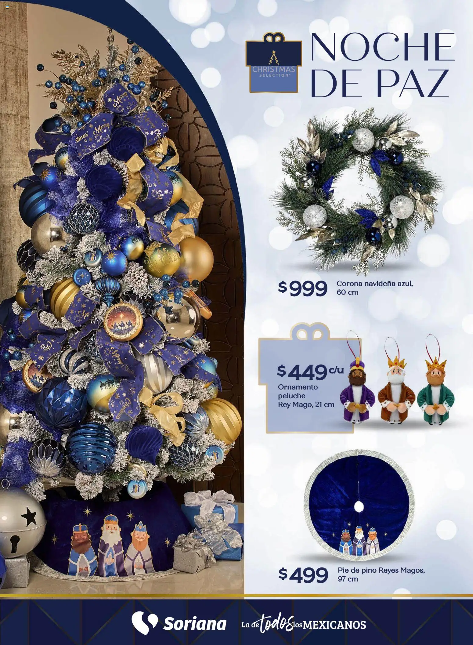 Nuevas ofertas de Soriana válidas en toda la República Mexicana desde el 25.09.2025. ¡Encuentra las mejores ofertas en Soriana - Decoración Navideña Súper Nacional! | Página: 9