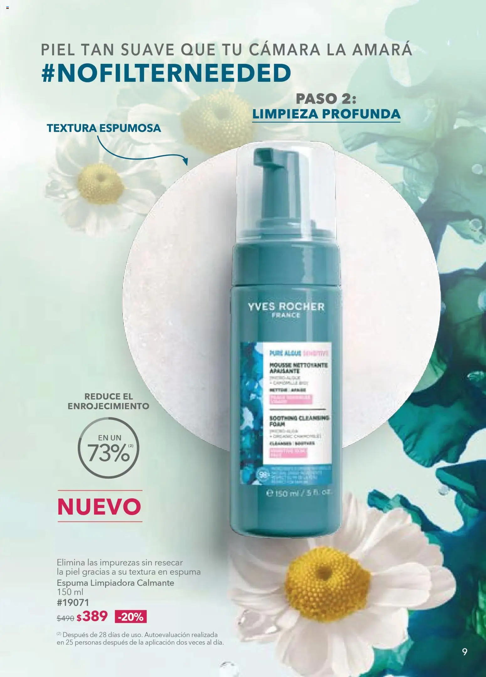 Nuevas ofertas de Yves Rocher válidas en toda la República Mexicana desde el 03.03.2026. ¡Encuentra las mejores ofertas en Yves Rocher campaña 4 2026! | Página: 9 | Productos: Espuma, Cámara
