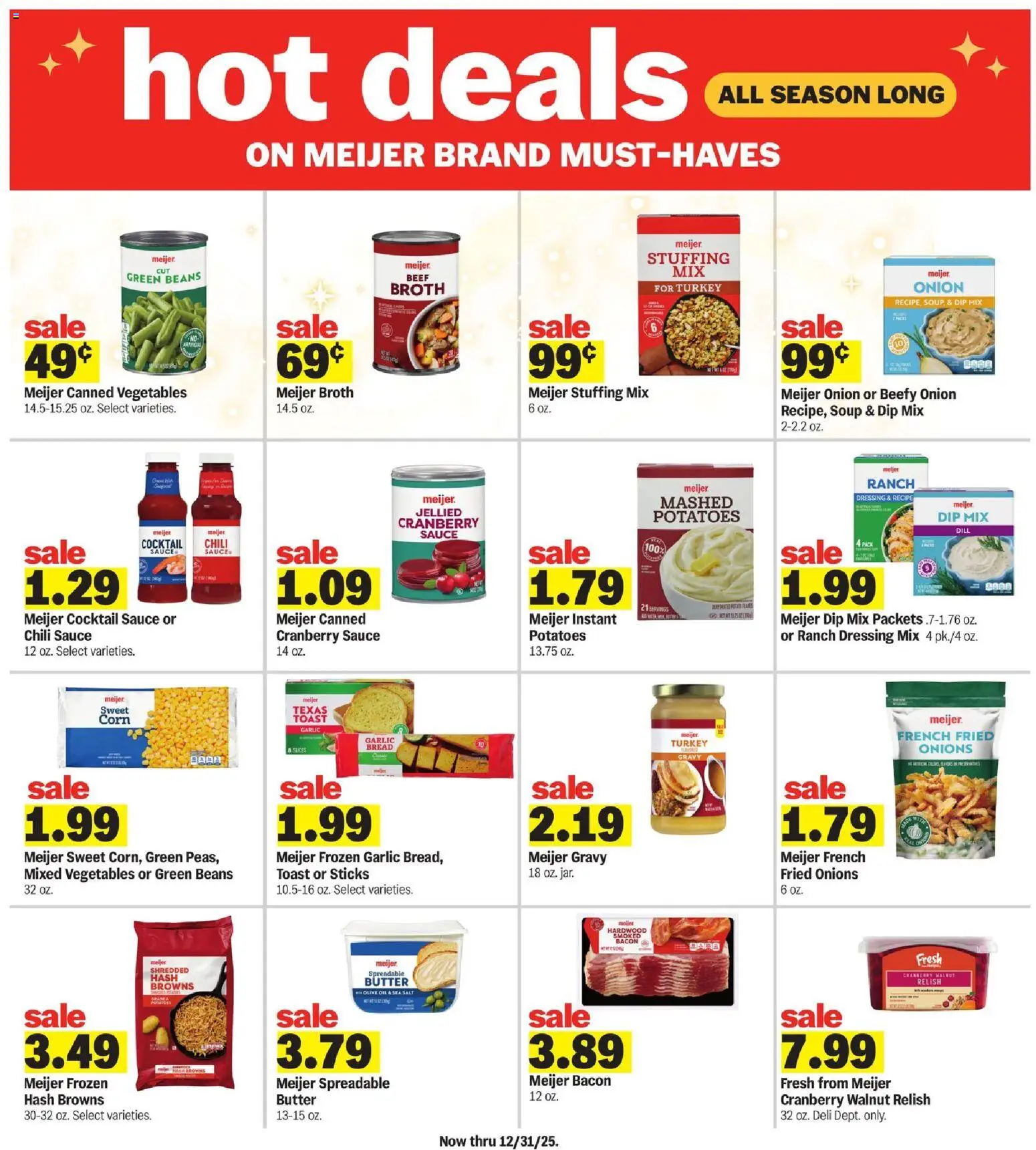 Meijer Weekly Ad - valid from 19.11.2025 | Page: 19 | Products: Sauce, Salt, Garlic, Dill