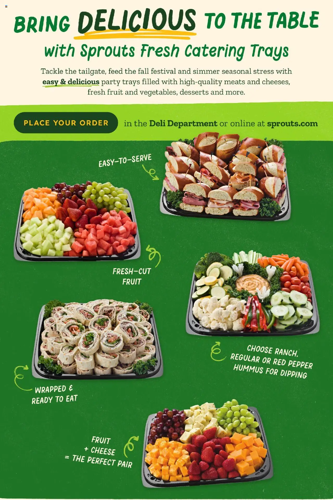 Sprouts Monthly Ad - valid from 24.09.2025 | Page: 27 | Products: Table, Cheese, Pepper
