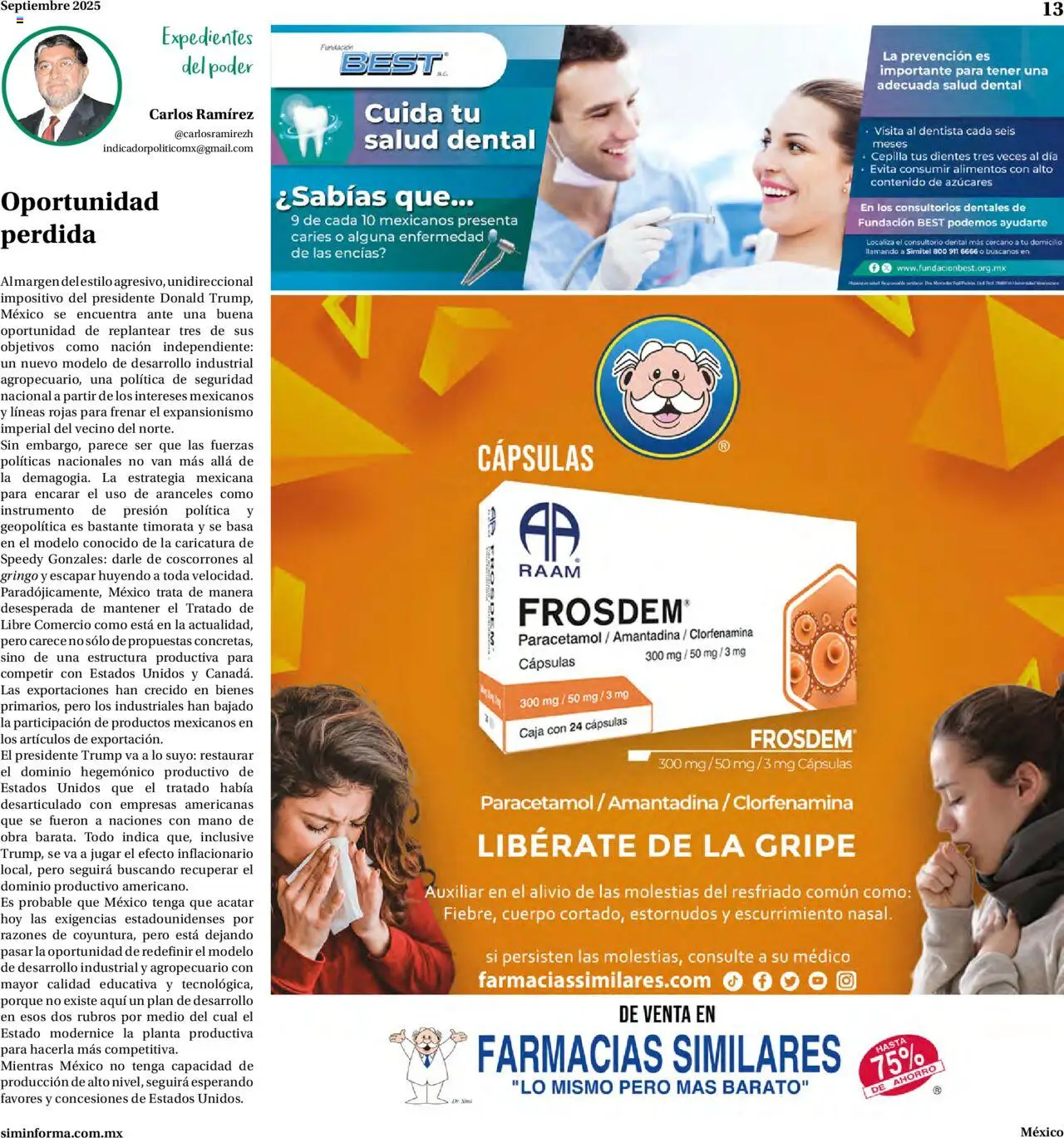 Nuevas ofertas de Farmacias Similares válidas en toda la República Mexicana desde el 22.09.2025. ¡Encuentra las mejores ofertas en Farmacias Similares - Catálogo Siminforma! | Página: 13 | Productos: Planta, Caja