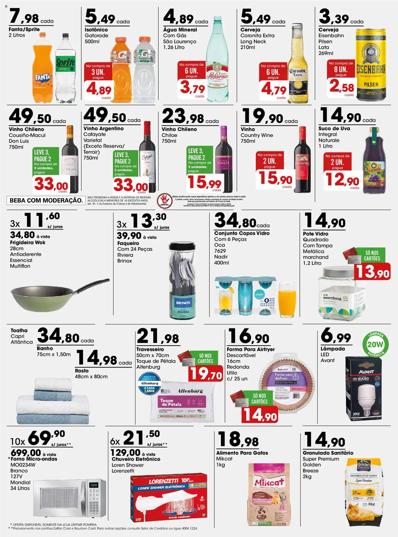 Zaffari Folheto - válido de 06.04.2026 | Página: 3 | Produtos: Fanta, Cerveja, Bebida, Isotônico