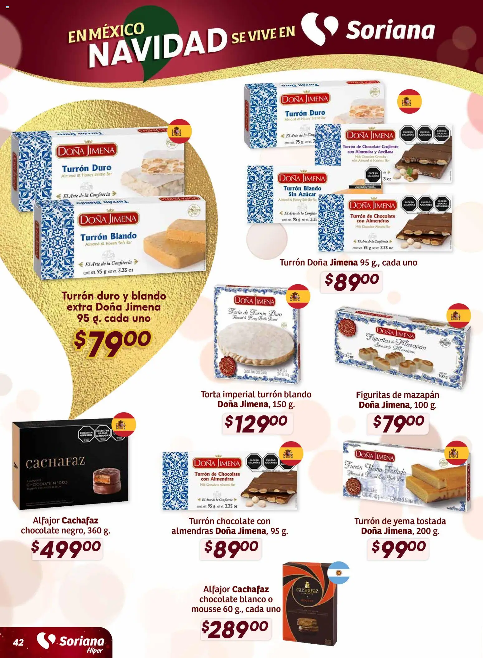 Nuevas ofertas de Soriana válidas en toda la República Mexicana desde el 27.11.2025. ¡Encuentra las mejores ofertas en Soriana - Preciazazaso Híper: Camp, Chia, Oax, Q. Roo, Tab, Yuc! | Página: 43 | Productos: Almendras, Azúcar, Almendra, Turrón