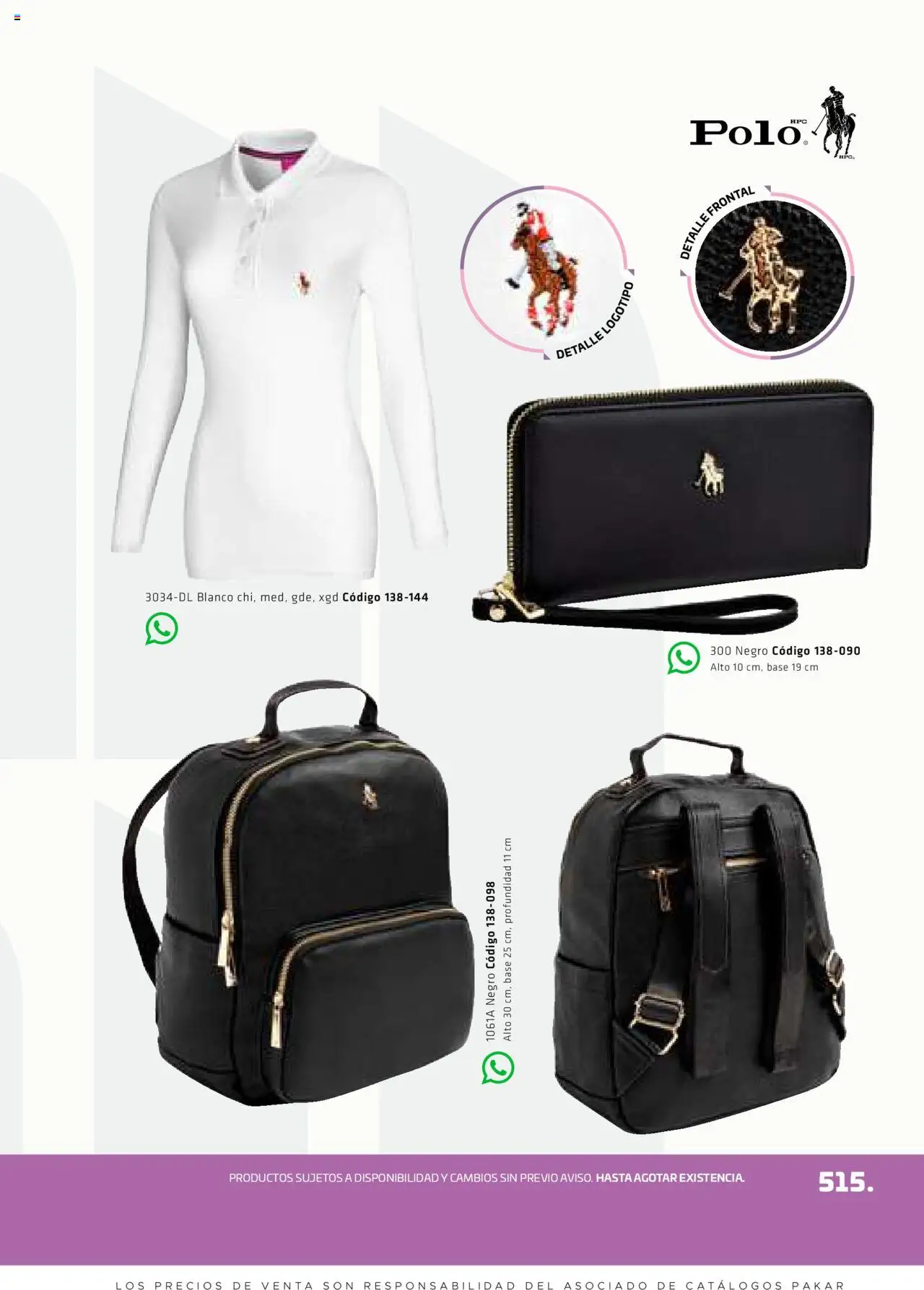 Nuevas ofertas de SC Pakar válidas en toda la República Mexicana desde el 29.08.2025. ¡Encuentra las mejores ofertas en SC Pakar - Catálogo Otoño Women! | Página: 515