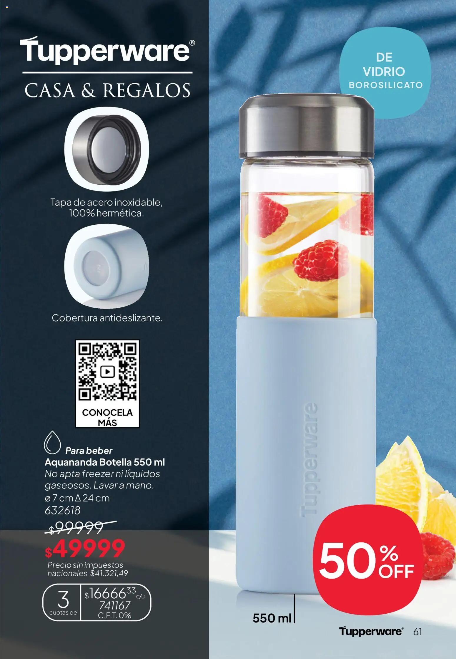 Tupperware Folleto │ válido desde el 09.12.2025 | Página: 62 | Productos: Botella, Freezer