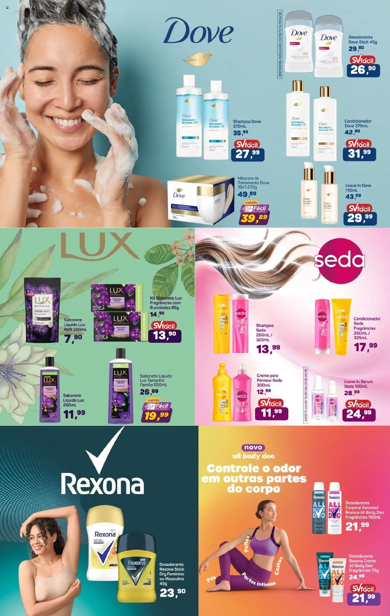 Supermercados São Vicente Folheto - válido de 15.10.2025 | Página: 3 | Produtos: Desodorante, Sérum, Creme, Sabonete