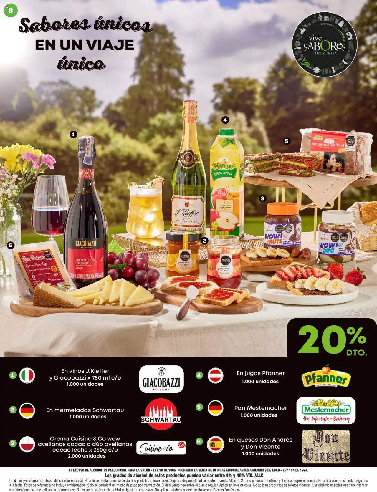 Jumbo revista - valida desde el 14.08.2025 | Página: 8 | Productos: Crema, Leche, Queso, Tintura