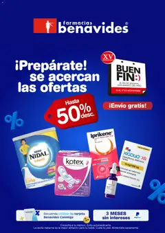 Vista previa de Farmacia Benavides Buen Fin aviso, nuevo folleto de la tienda, válido en México a partir del 07.11.2025