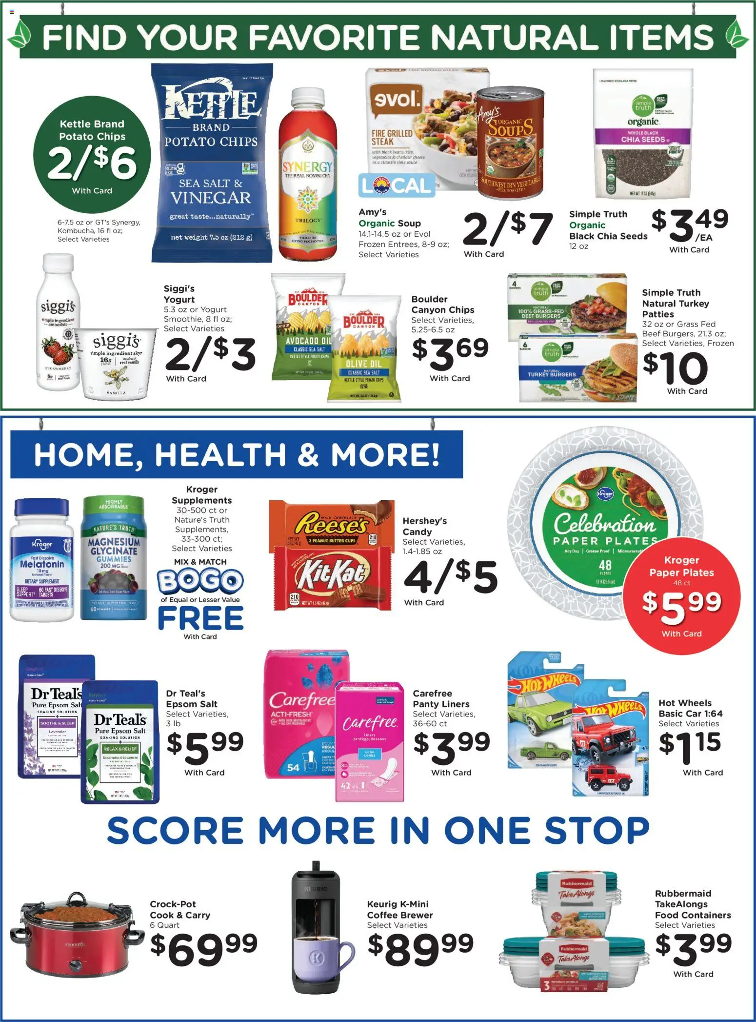 King Soopers Weekly Ad - valid from 18.03.2026 | Page: 8 | Products: Yogurt, Salt, Lime, Kettle