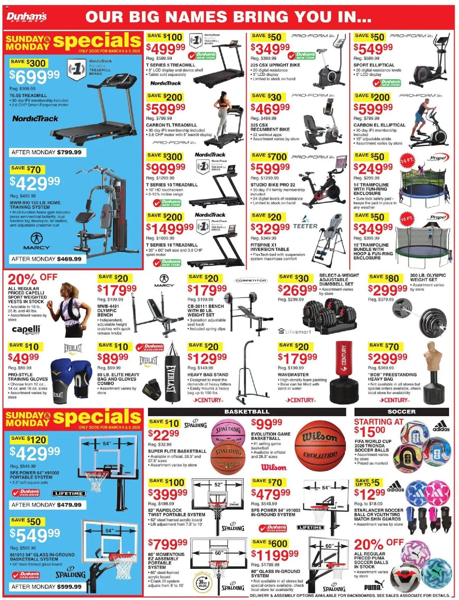 Dunham's Sports Weekly Ad - valid from 07.03.2026 | Page: 7 | Products: Shelf, Belt, Bag, Weight