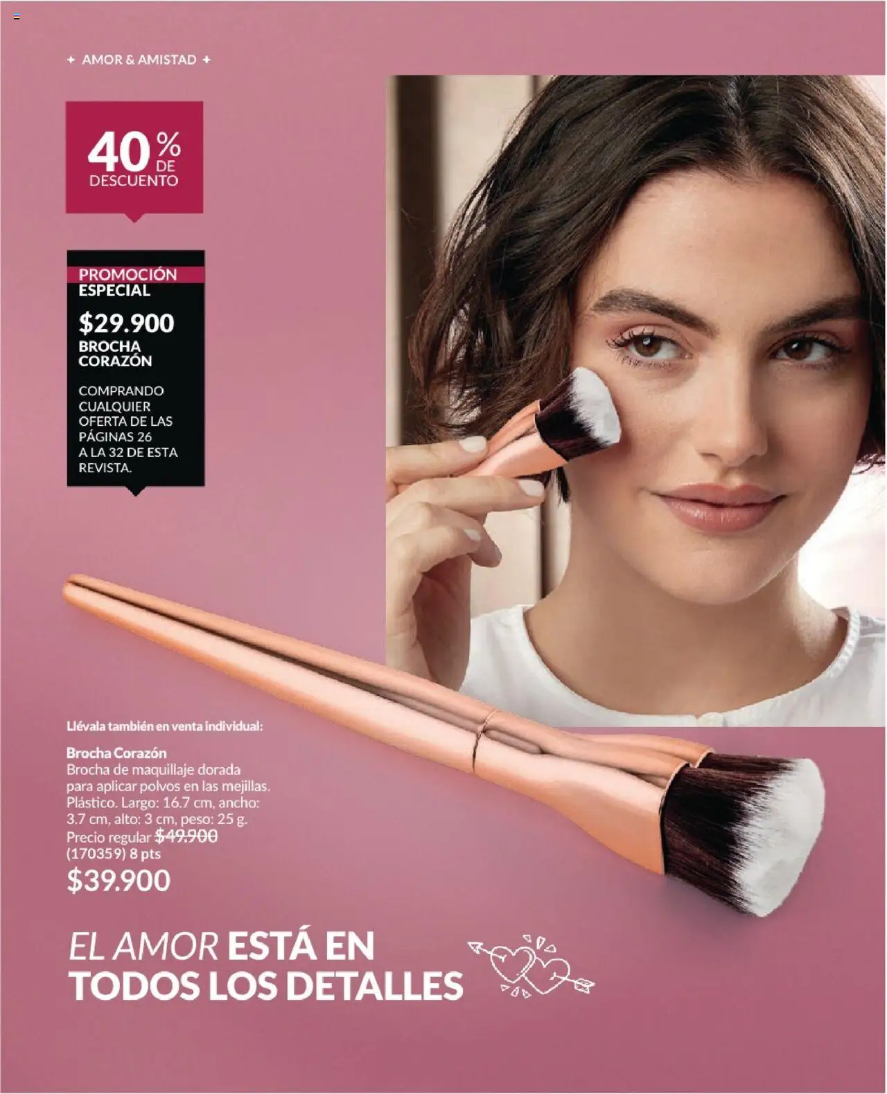 Avon revista - valida desde el 01.08.2025 | Página: 25 | Productos: Individual, Peso, Brocha, Maquillaje