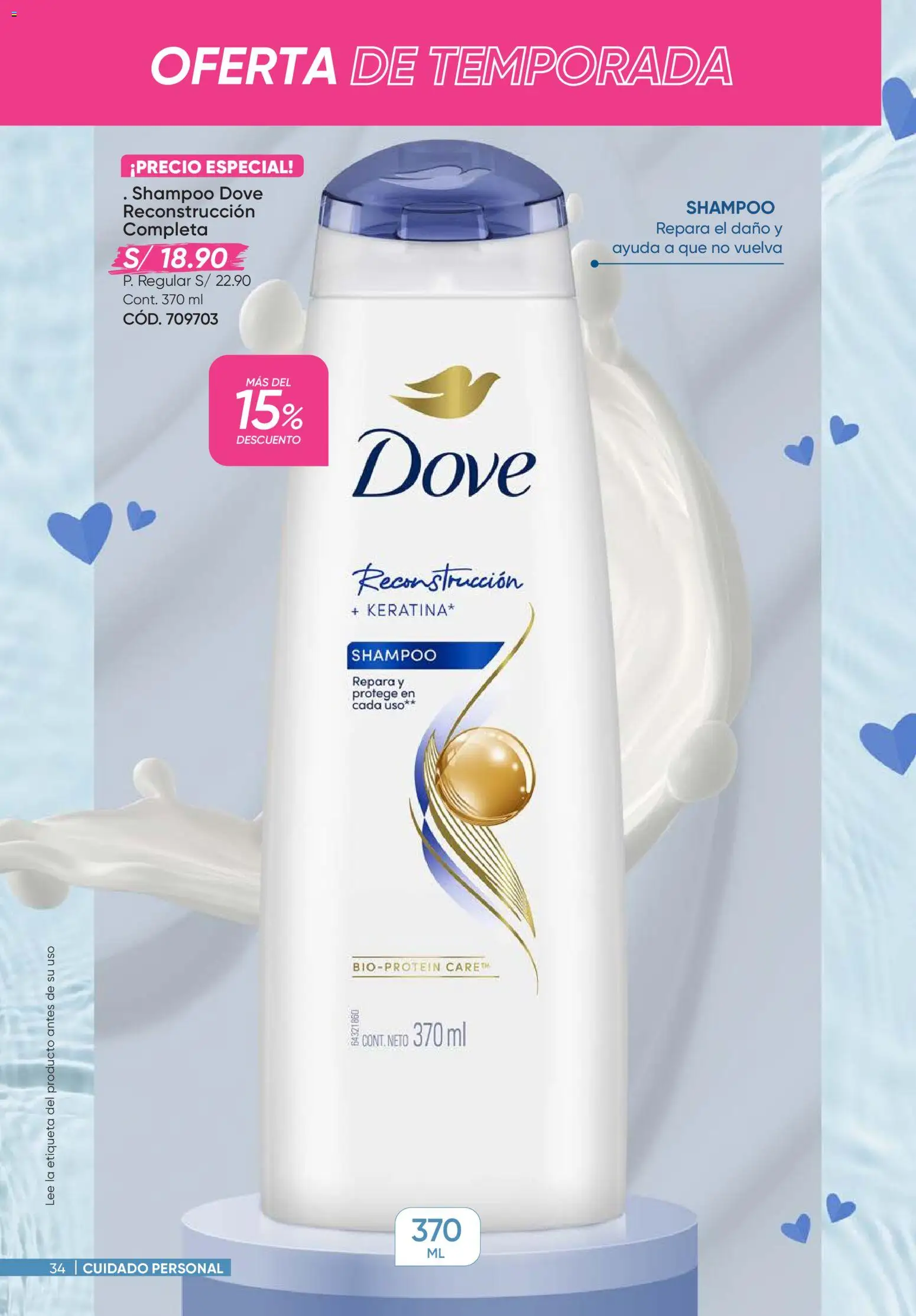 Catálogo Azzorti válido desde 07.01.2026 | Página: 34 | Productos: Shampoo