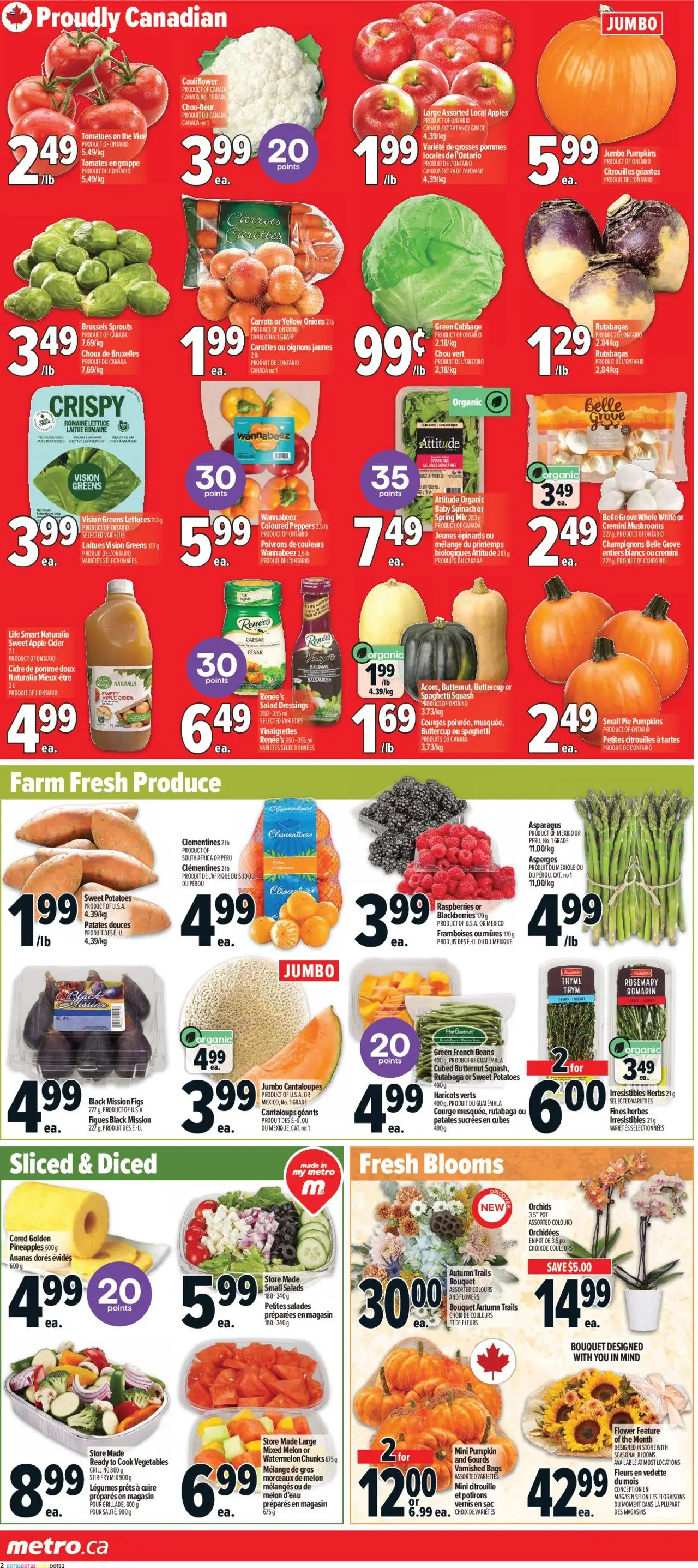 Metro flyer valid from 02.10.2025 | Page: 6 | Products: Salad, Potatoes, Apples, Tomatoes