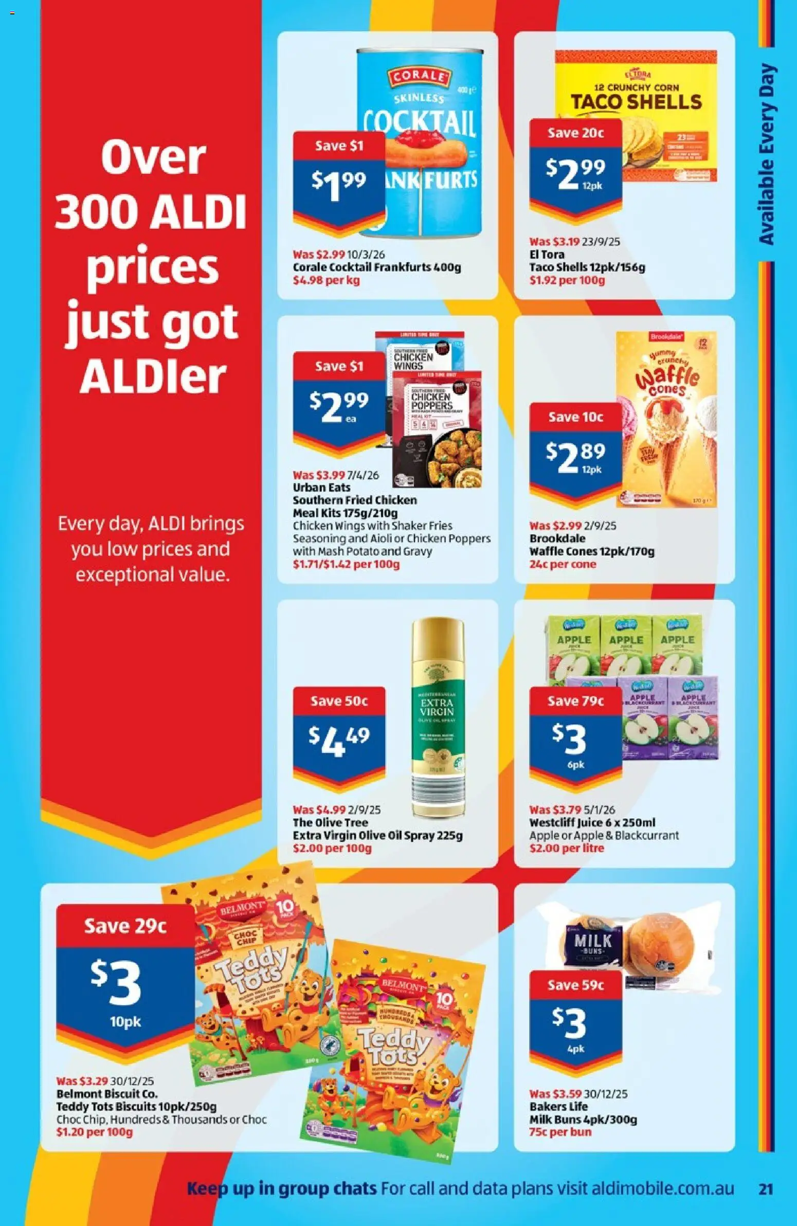 Aldi catalogue - valid from 29.04.2026 | Page: 21 | Products: Kits, Oil, Olive oil, Biscuits