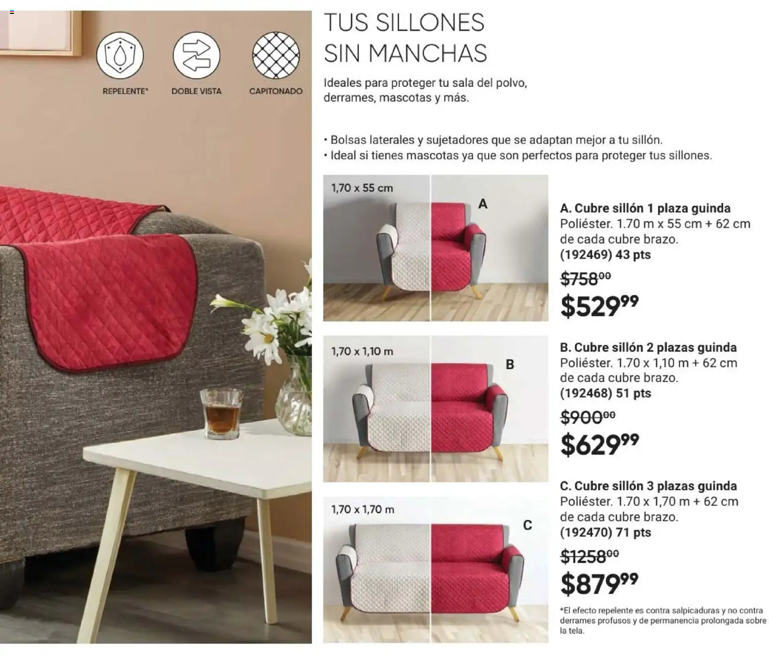 Nuevas ofertas de AVON válidas en toda la República Mexicana desde el 30.01.2026. ¡Encuentra las mejores ofertas en AVON Casa & Estilo 3 2026! | Página: 83 | Productos: Sillón, Repelente, Sobre