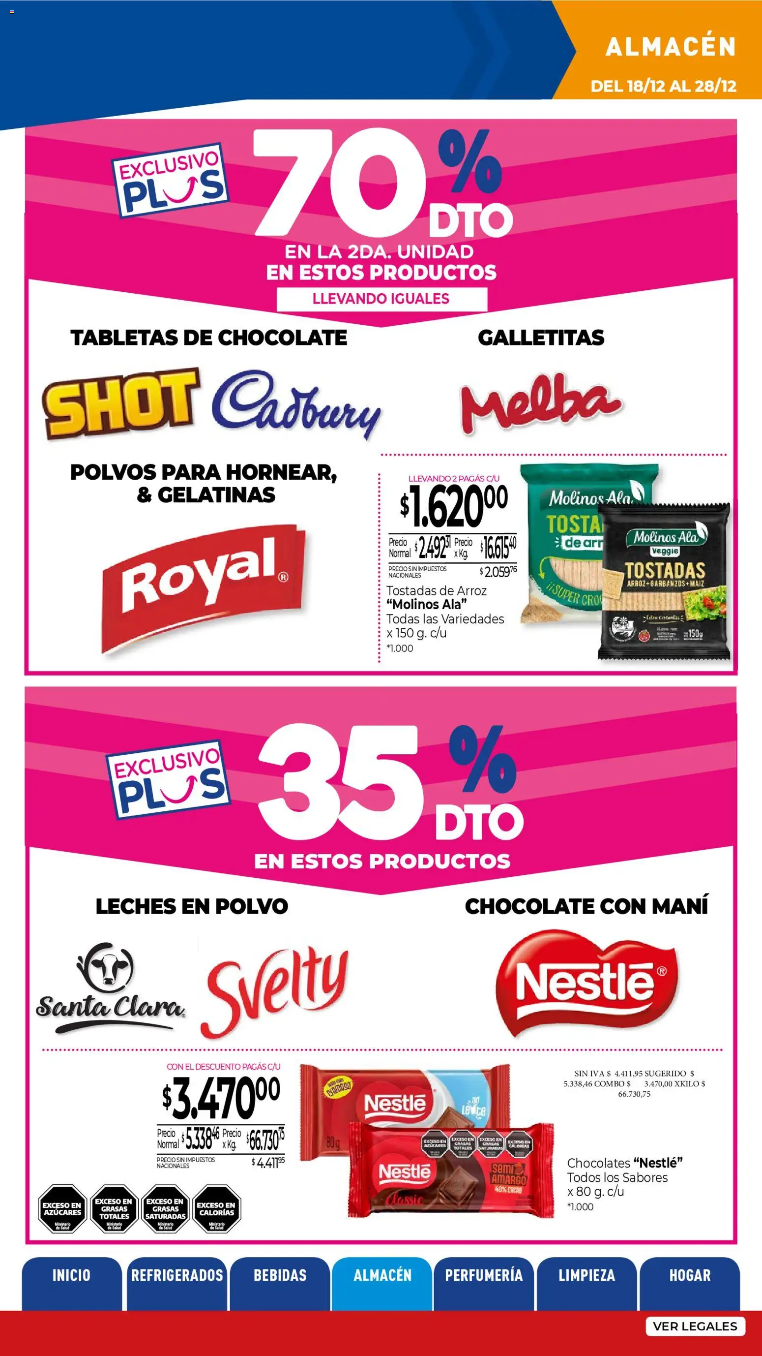 La Anonima Insuperables │ válido desde el 18.12.2025 | Página: 19 | Productos: Galletitas, Mani, Arroz, Cacao