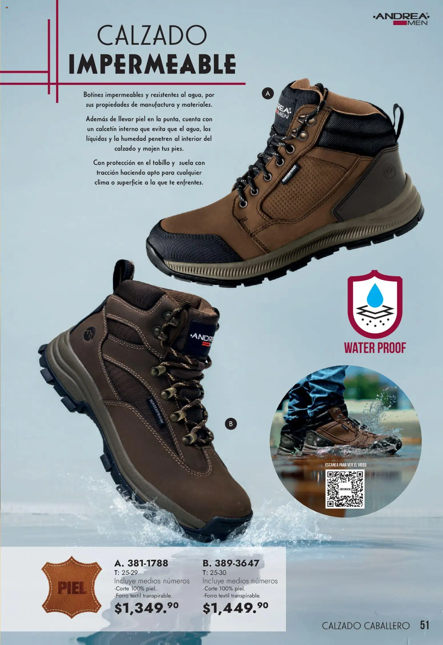 Nuevas ofertas de Andrea válidas en toda la República Mexicana desde el 22.03.2026. ¡Encuentra las mejores ofertas en Andrea catálogo Lo más top! | Página: 51 | Productos: Té, Botines, Video