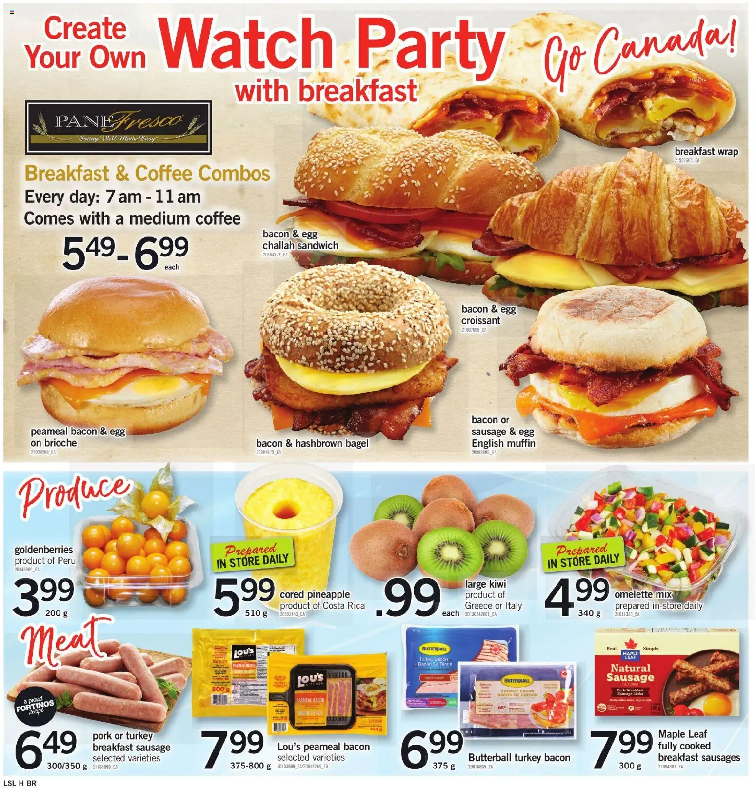 Loblaws flyer valid from 12.02.2026 | Page: 6 | Products: Watch, Turkey, Coffee, Pork