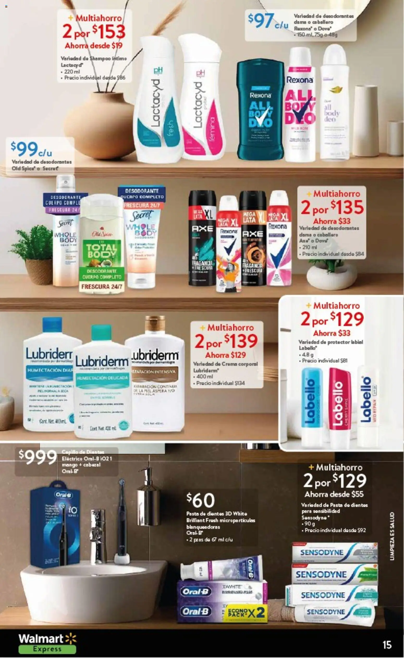 Nuevas ofertas de Walmart Express válidas en toda la República Mexicana desde el 20.11.2025. ¡Encuentra las mejores ofertas en Walmart Express folleto El lujo de compartir está en los detalles! | Página: 15