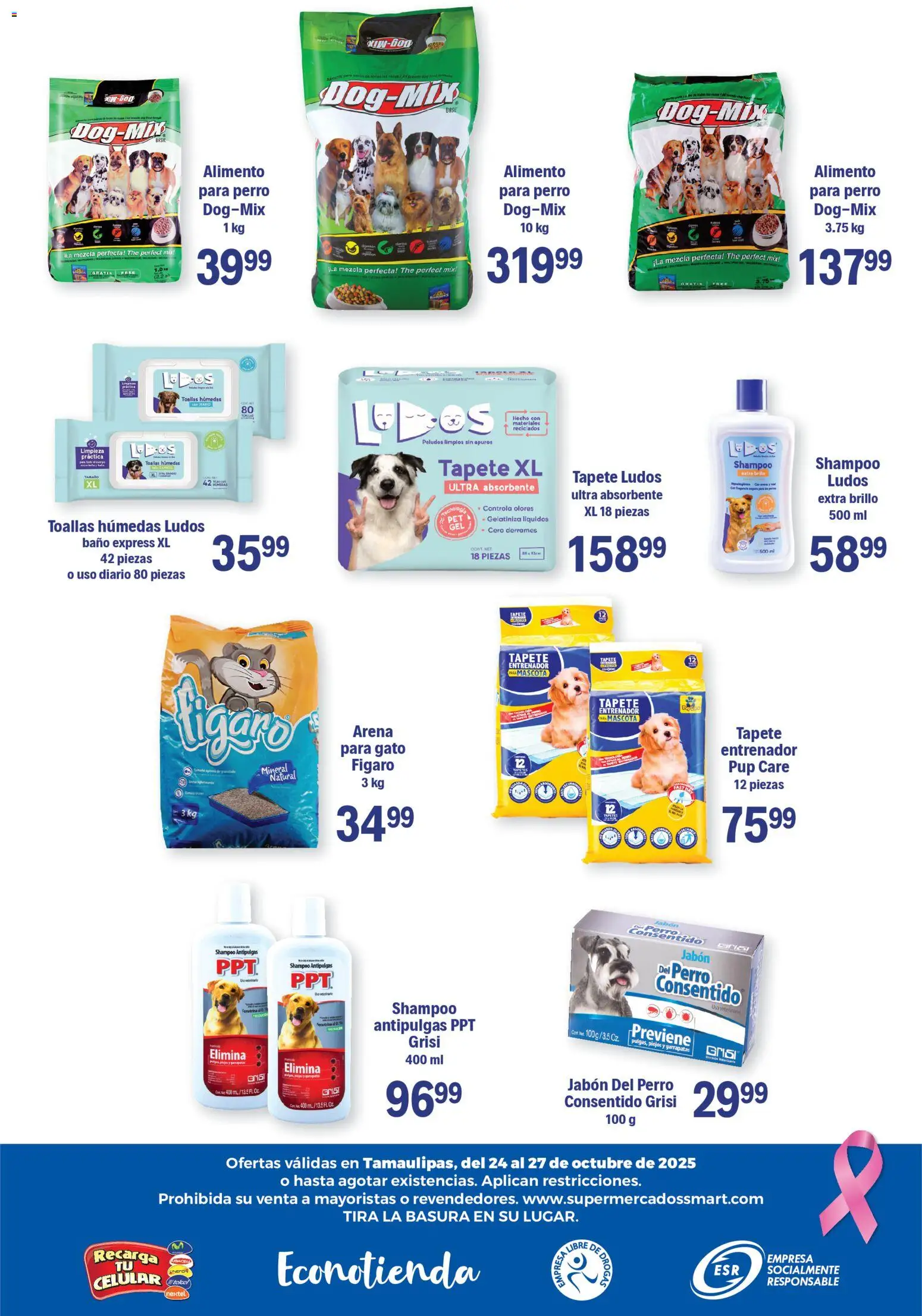 Nuevas ofertas de S-Mart válidas en toda la República Mexicana desde el 24.10.2025. ¡Encuentra las mejores ofertas en S-Mart folleto Ofertas de Feria Matamoros! | Página: 6 | Productos: Brillo, Toallas, Baño, Jabón