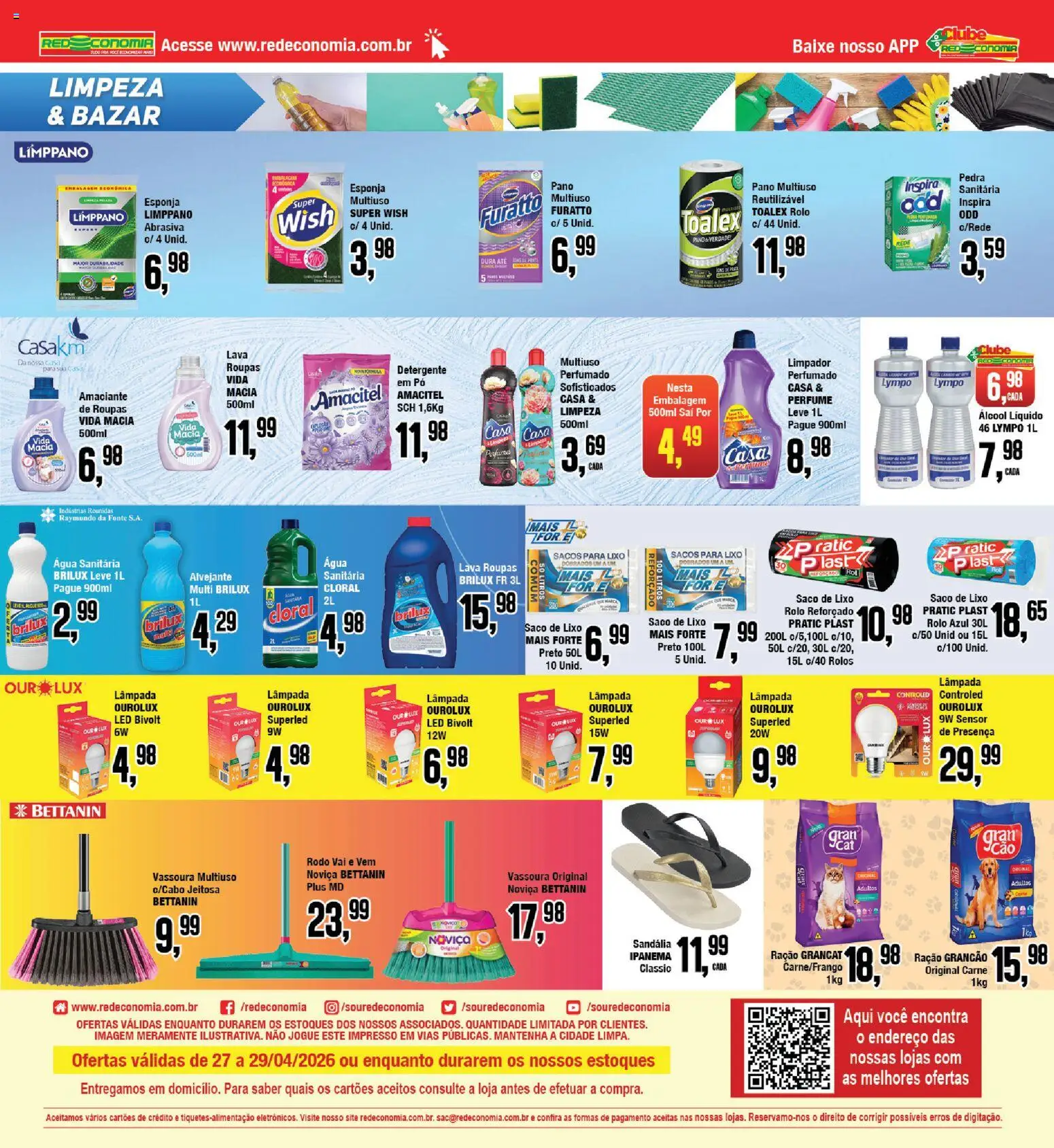 RedEconomia Folheto - válido de 27.04.2026 | Página: 21 | Produtos: Esponja, Alvejante, Carne, Rodo