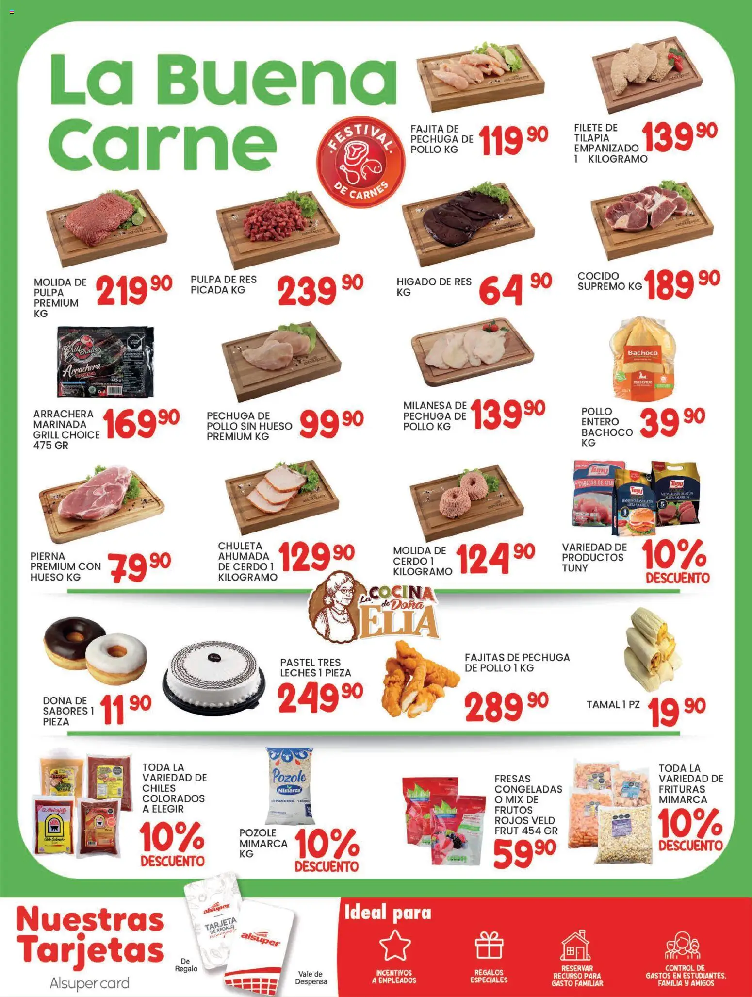 Nuevas ofertas de Alsuper válidas en toda la República Mexicana desde el 13.01.2026. ¡Encuentra las mejores ofertas en Alsuper folleto Zacatecas! | Página: 6 | Productos: Pollo, Res, Fresas, Despensa