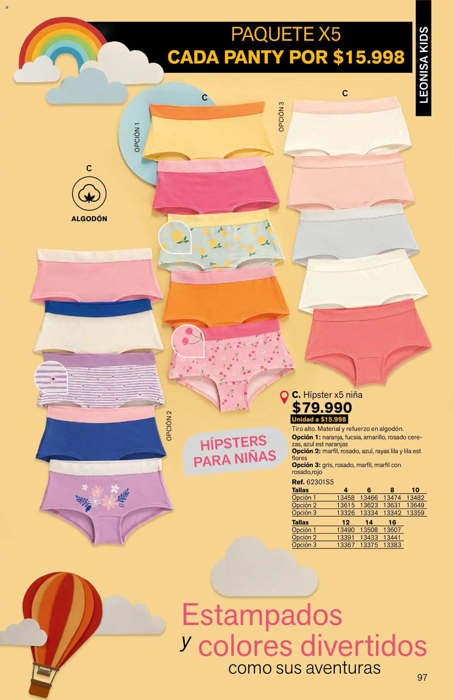 Leonisa revista - valida desde el 03.04.2026 | Página: 97 | Productos: Naranjas, Algodón
