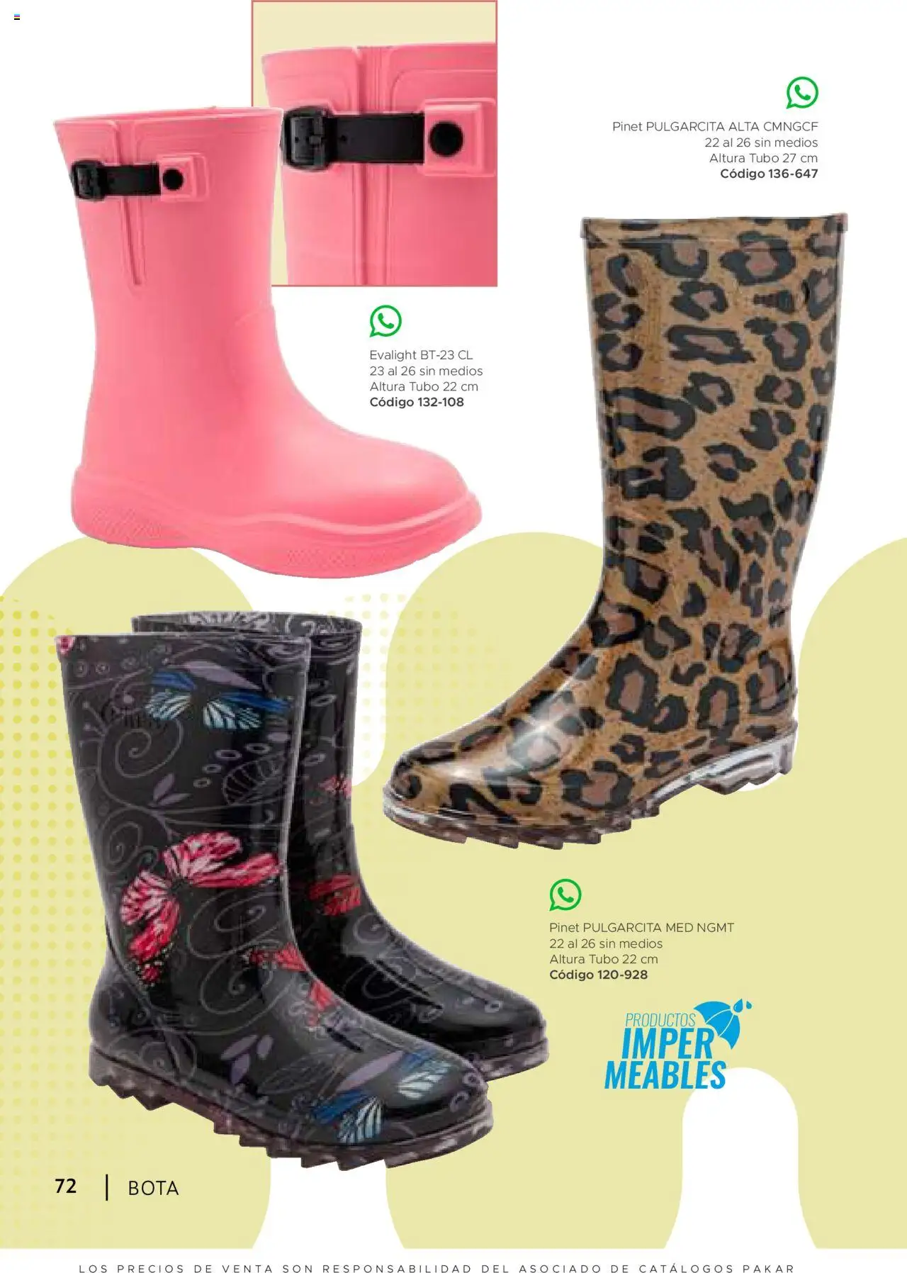 Nuevas ofertas de SC Pakar válidas en toda la República Mexicana desde el 24.07.2025. ¡Encuentra las mejores ofertas en SC Pakar - Catálogo Bota! | Página: 72