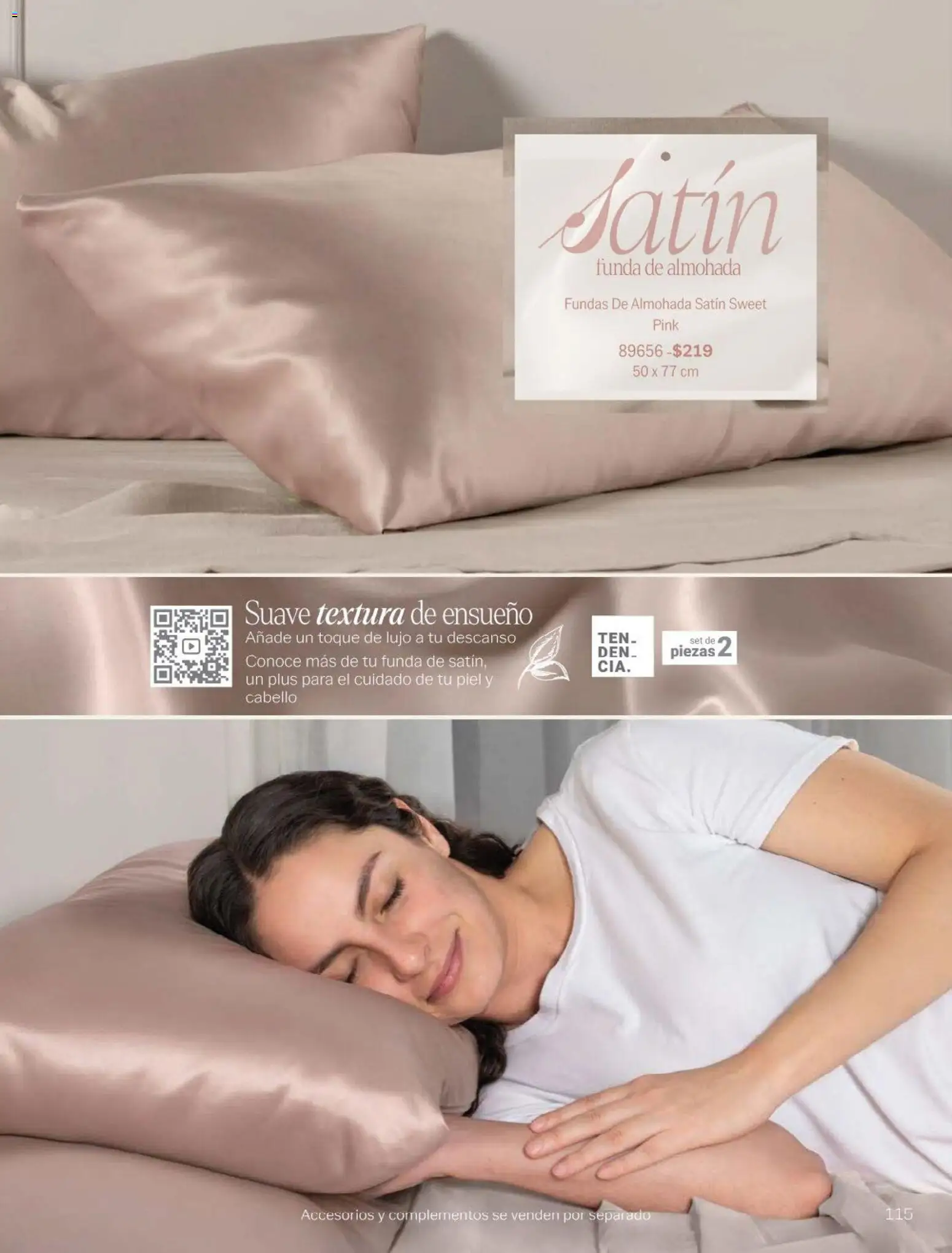 Nuevas ofertas de Vianney válidas en toda la República Mexicana desde el 23.01.2026. ¡Encuentra las mejores ofertas en Vianney catálogo Chavos! | Página: 117 | Productos: Funda, Funda de almohada, Almohada