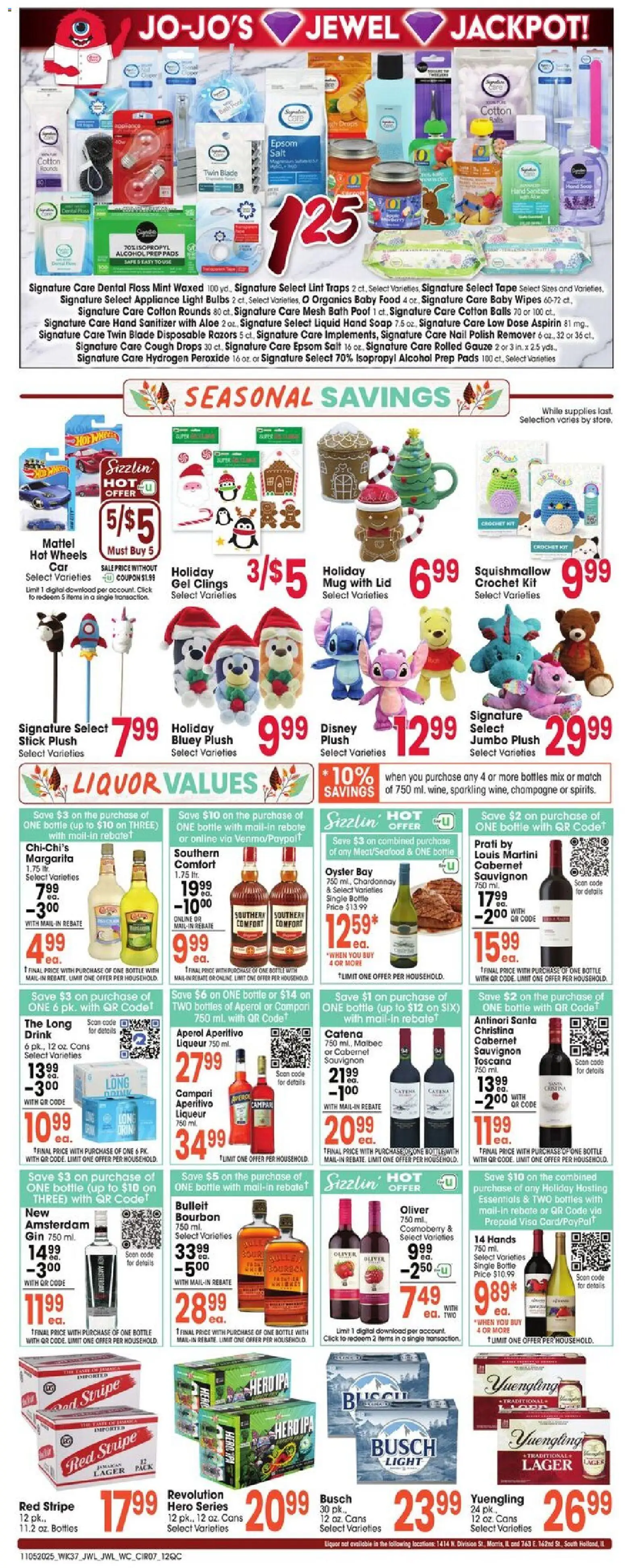 Jewel Osco Weekly Ad - IL - valid from 05.11.2025 | Page: 7 | Products: Bath, Nail, Dental Floss, Epsom Salt