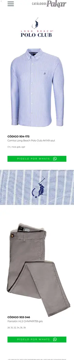 Vista previa de SC Pakar catálogo Vámonos De Fiesta, nuevo folleto de la tienda, válido en México a partir del 21.11.2025 | Página: 29 | Productos: Camisa