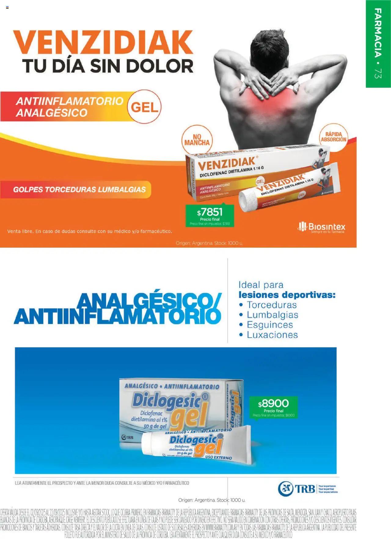 Farmacity catálogo │ válido desde el 02.09.2025 | Página: 73